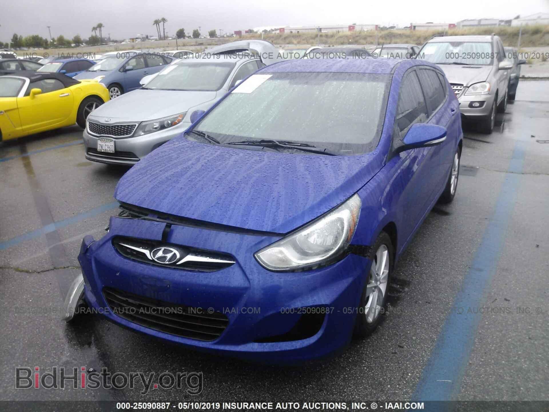 2013 HYUNDAI ACCENT - VIN: KMHCU5AE1DU086308 - Фото 2