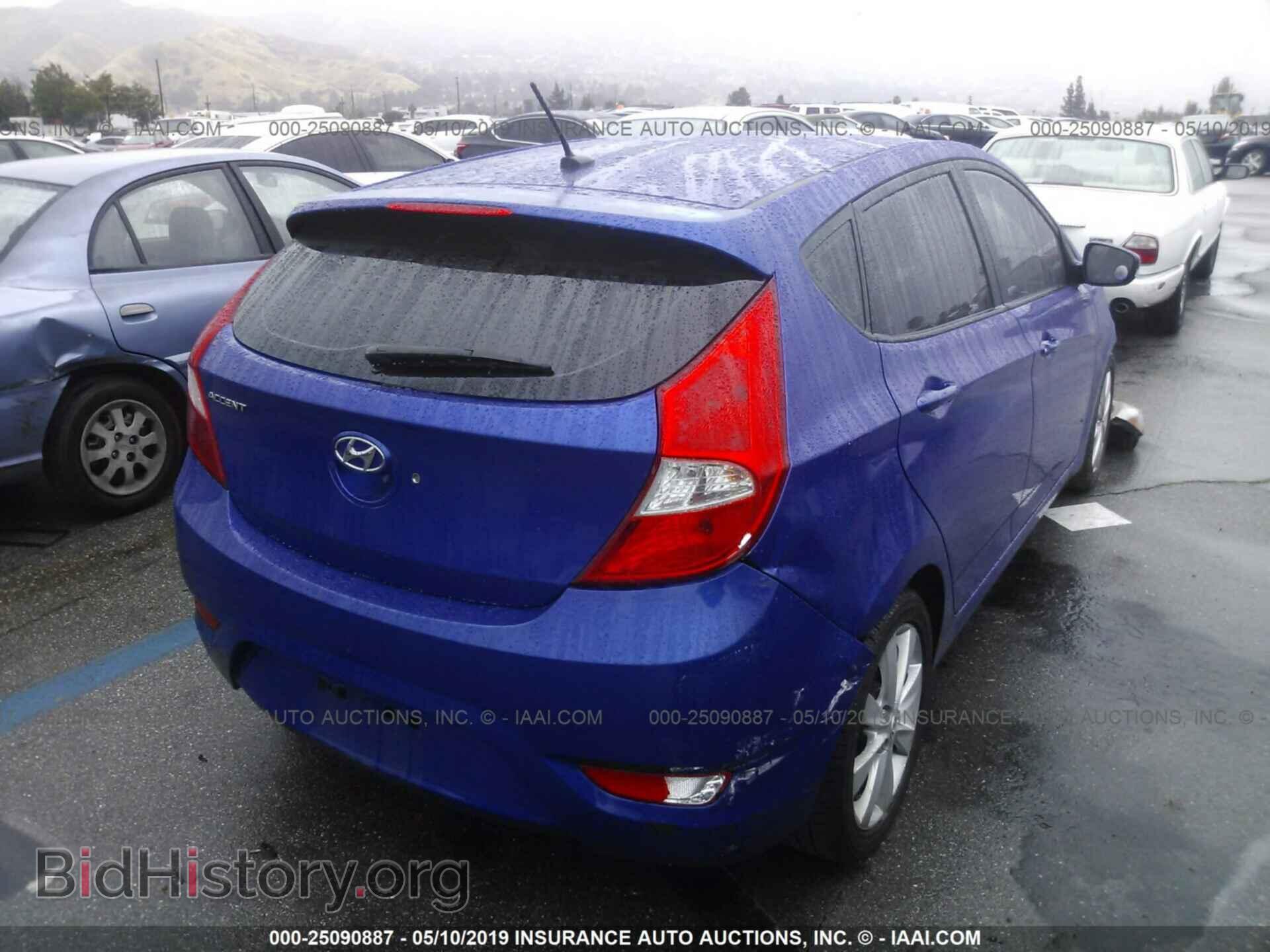 2013 HYUNDAI ACCENT - VIN: KMHCU5AE1DU086308 - Фото 4