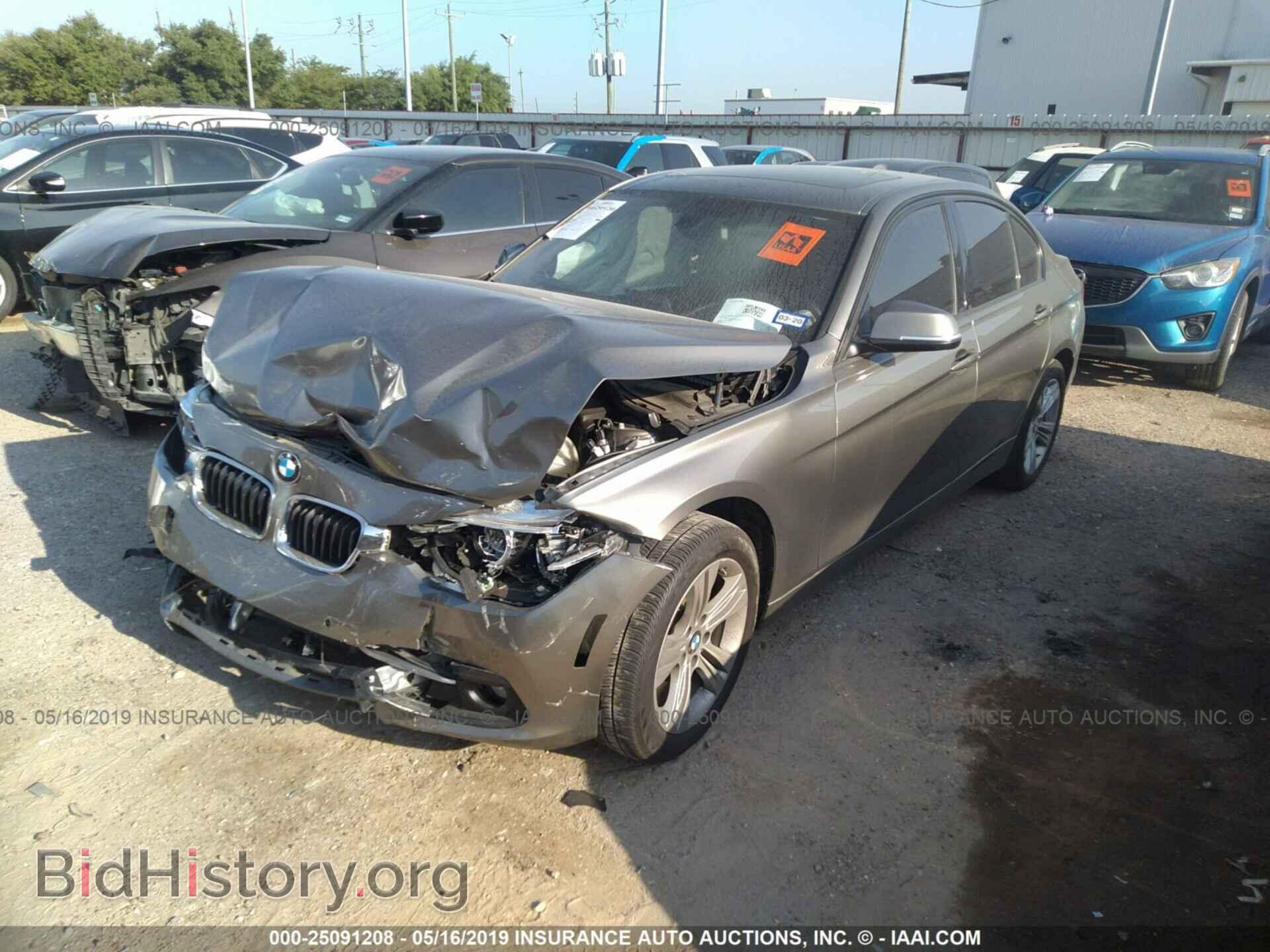 2016 BMW 328 - VIN: WBA8E9G58GNT45202 - Фото 2