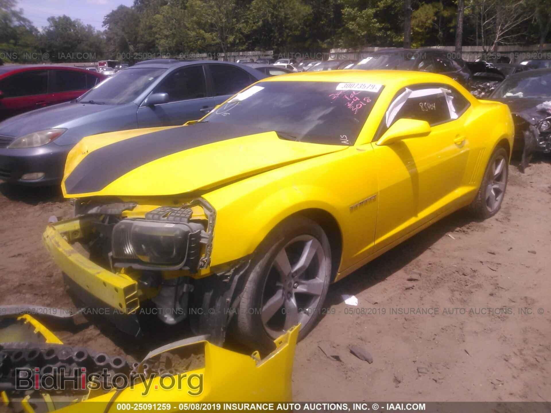 2010 CHEVROLET CAMARO - VIN: 2G1FC1EV8A9203018 - Фото 2