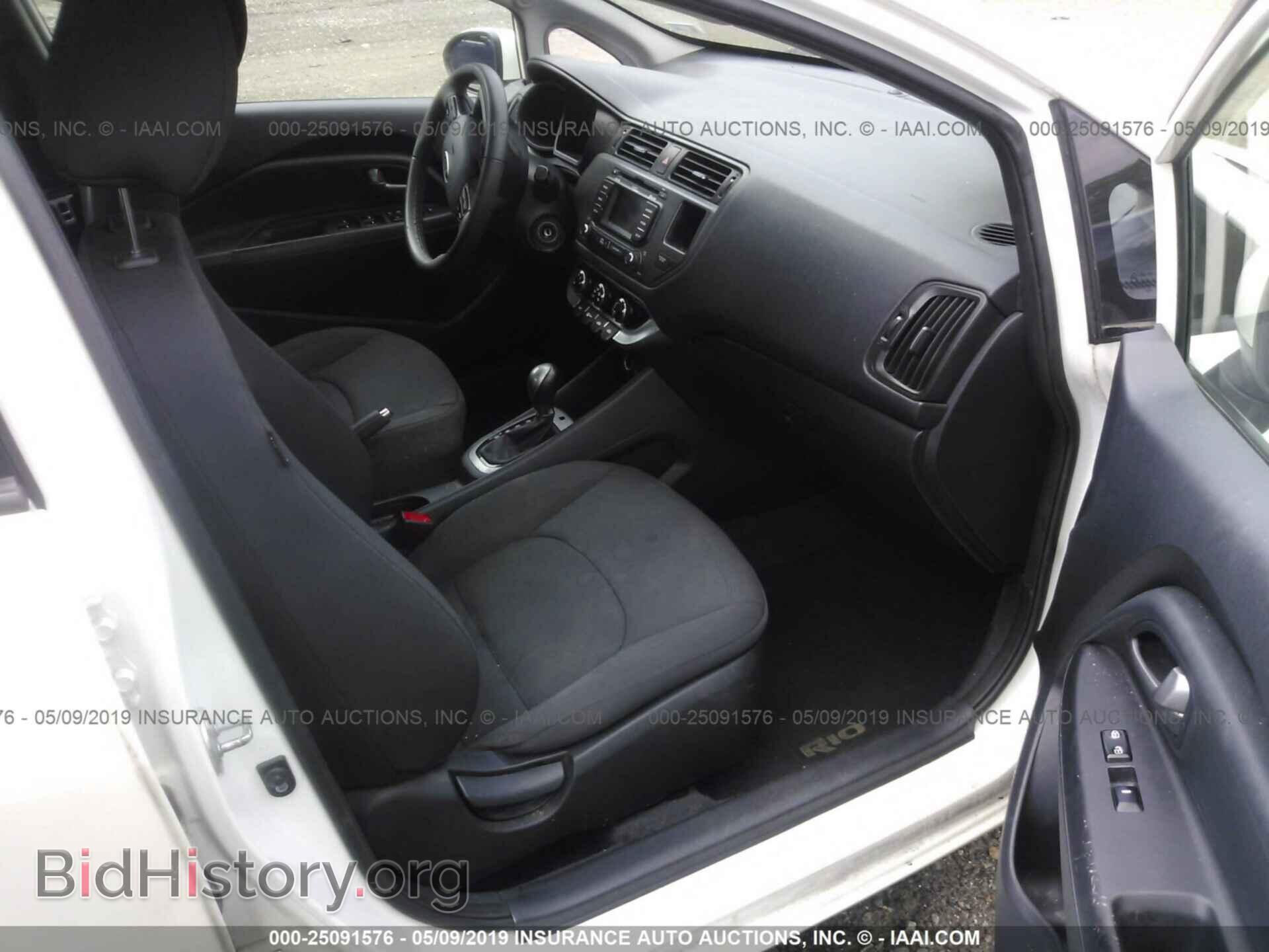 2013 KIA RIO - VIN: KNADN4A34D6227128 - Фото 5