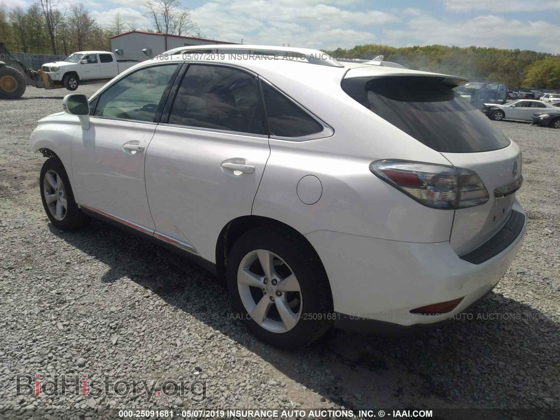 2011 LEXUS RX - VIN: 2T2BK1BA4BC108530 - Photo 3