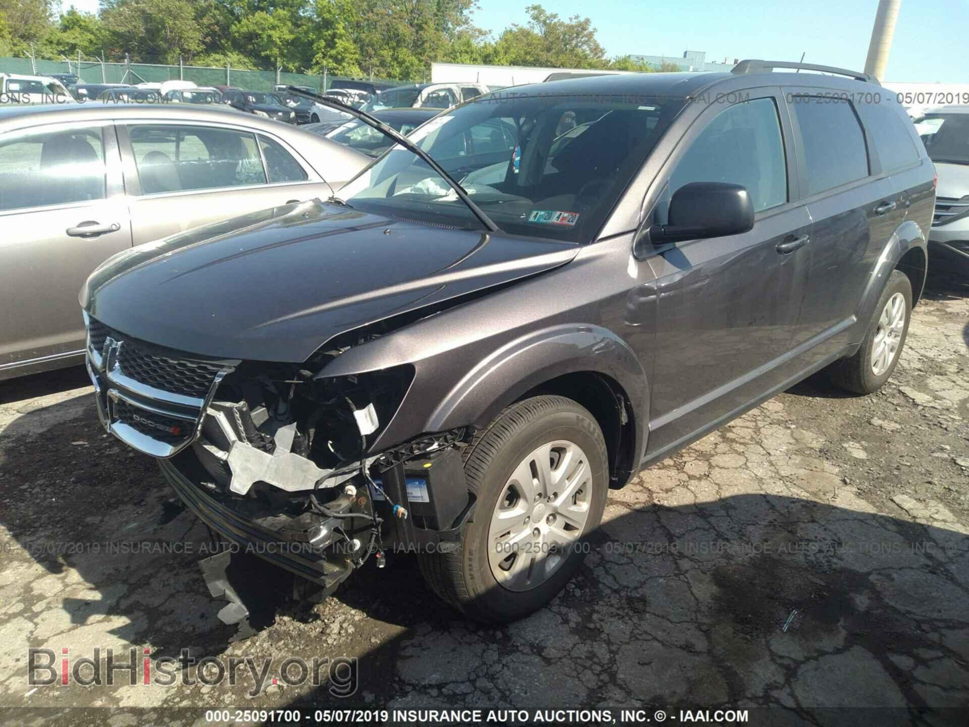 2017 DODGE JOURNEY - VIN: 3C4PDCAB0HT622259 - Фото 2