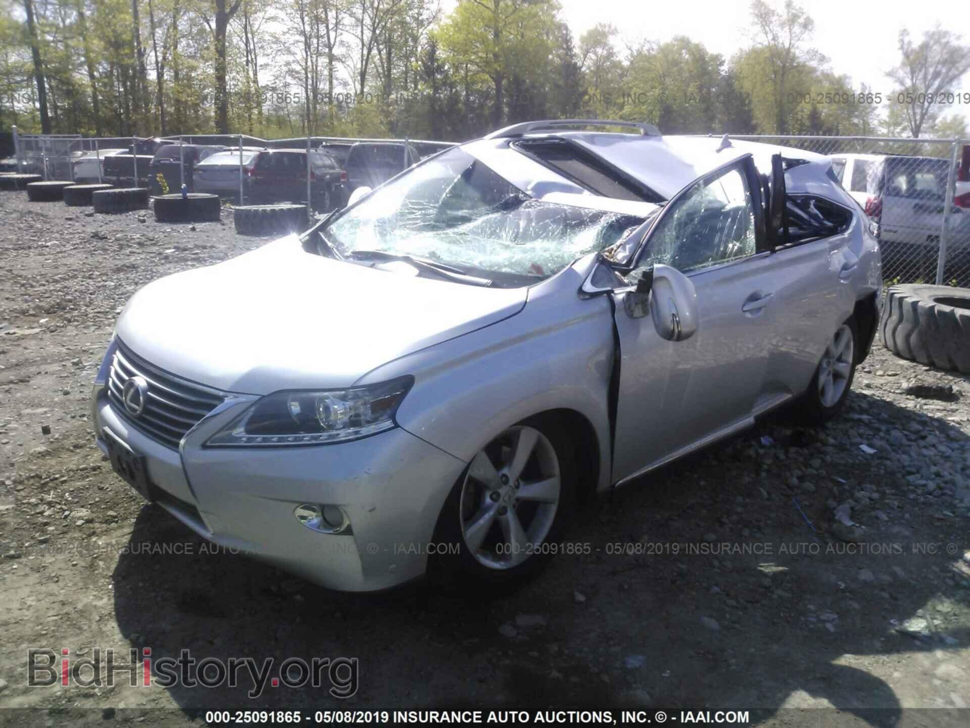 2013 LEXUS RX - VIN: 2T2BK1BA7DC217423 - Фото 2