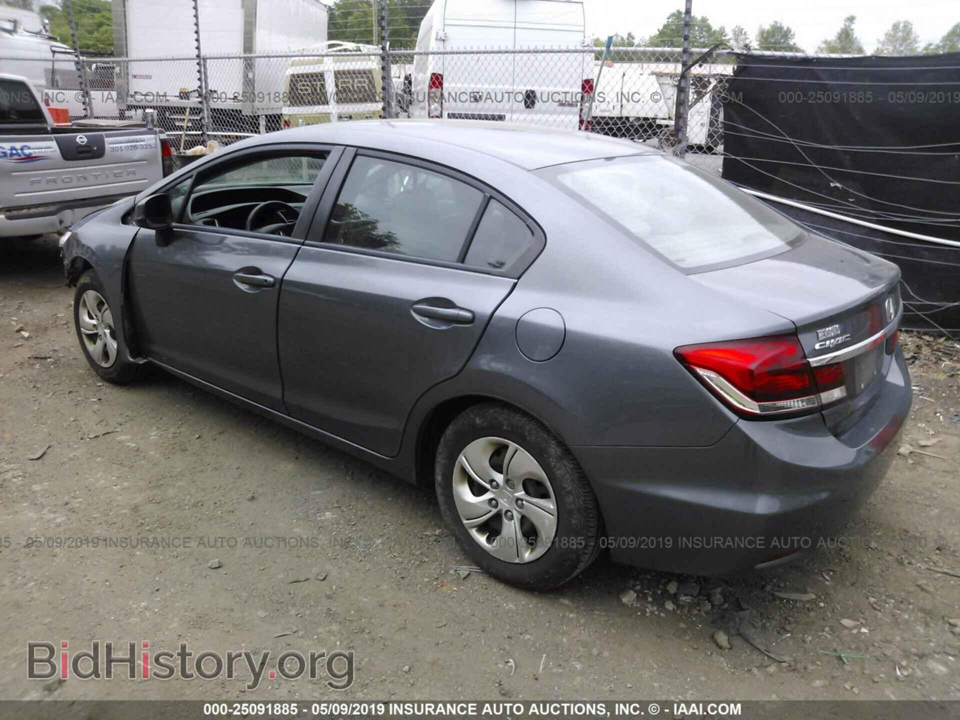 2013 HONDA CIVIC - VIN: 19XFB2F59DE201654 - Фото 3