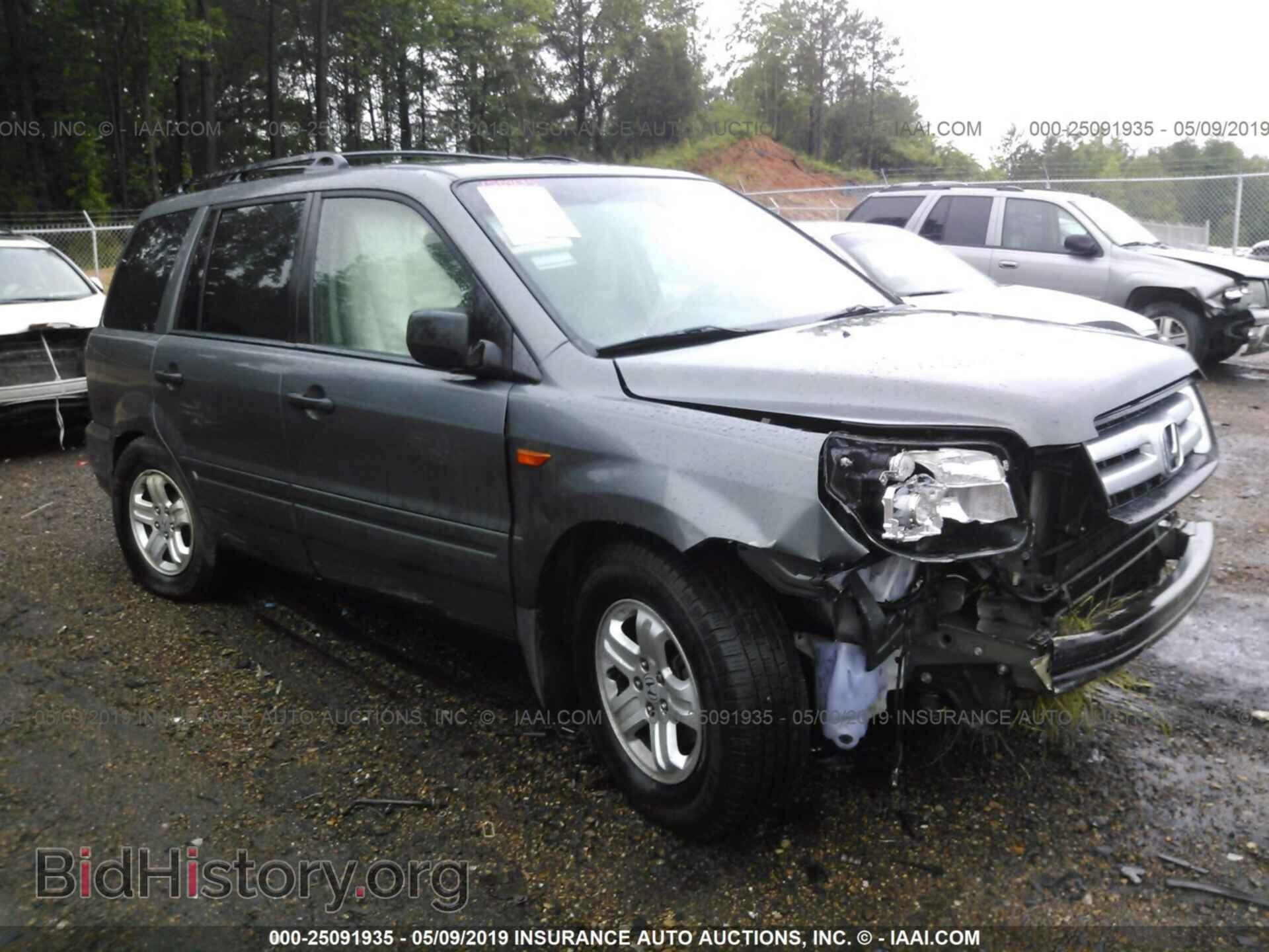 Фотография 5FNYF28197B035092 - HONDA PILOT 2007