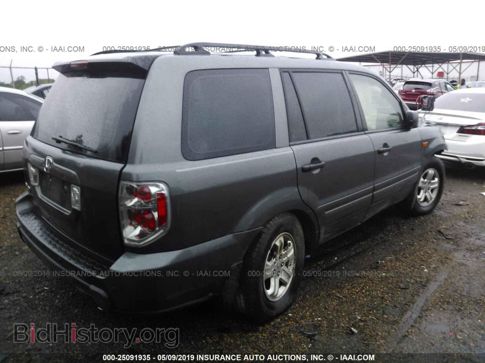 2007 HONDA PILOT - VIN: 5FNYF28197B035092 - Фото 4