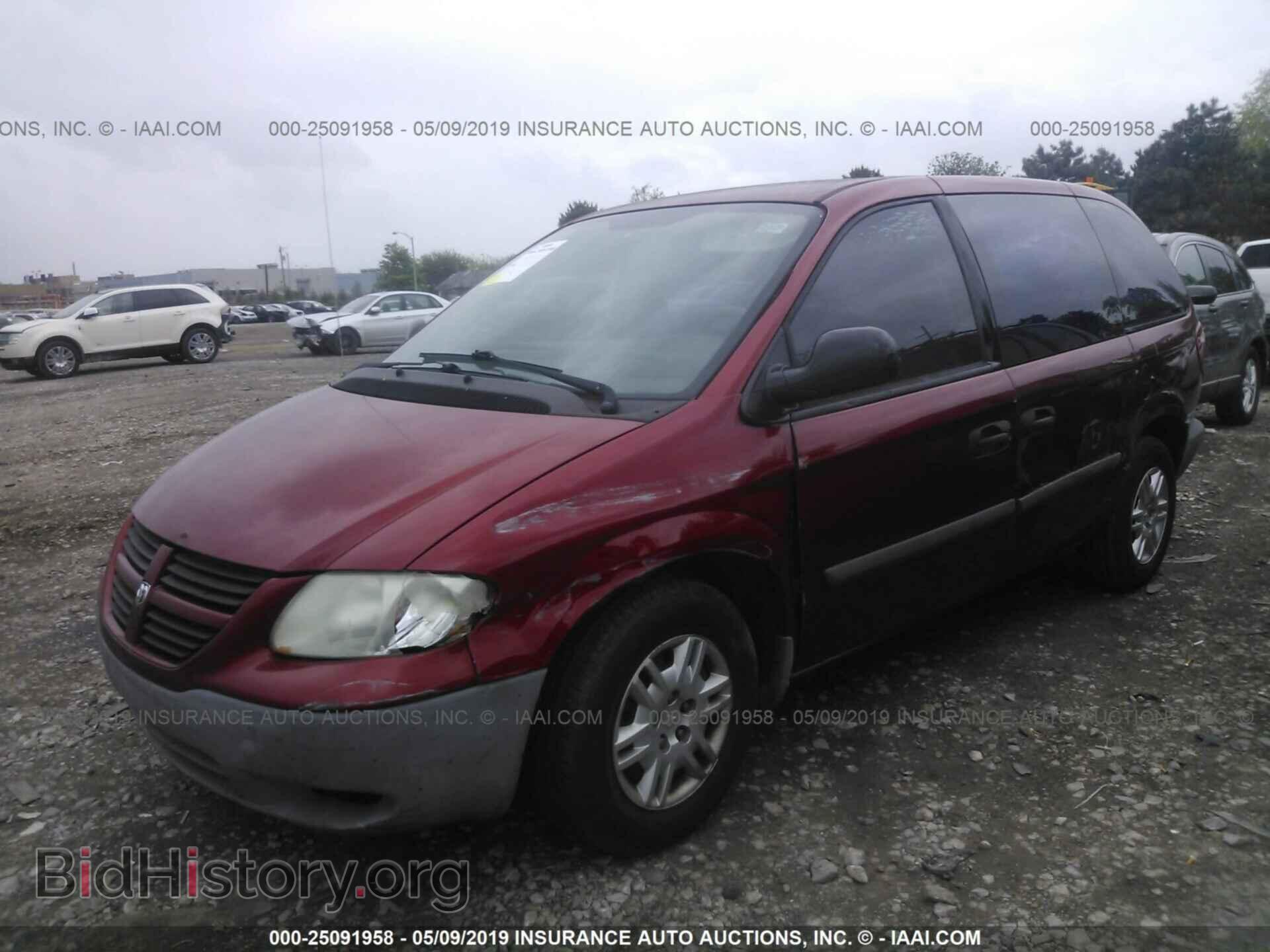 2007 DODGE CARAVAN - VIN: 1D4GP25R07B196729 - Фото 2