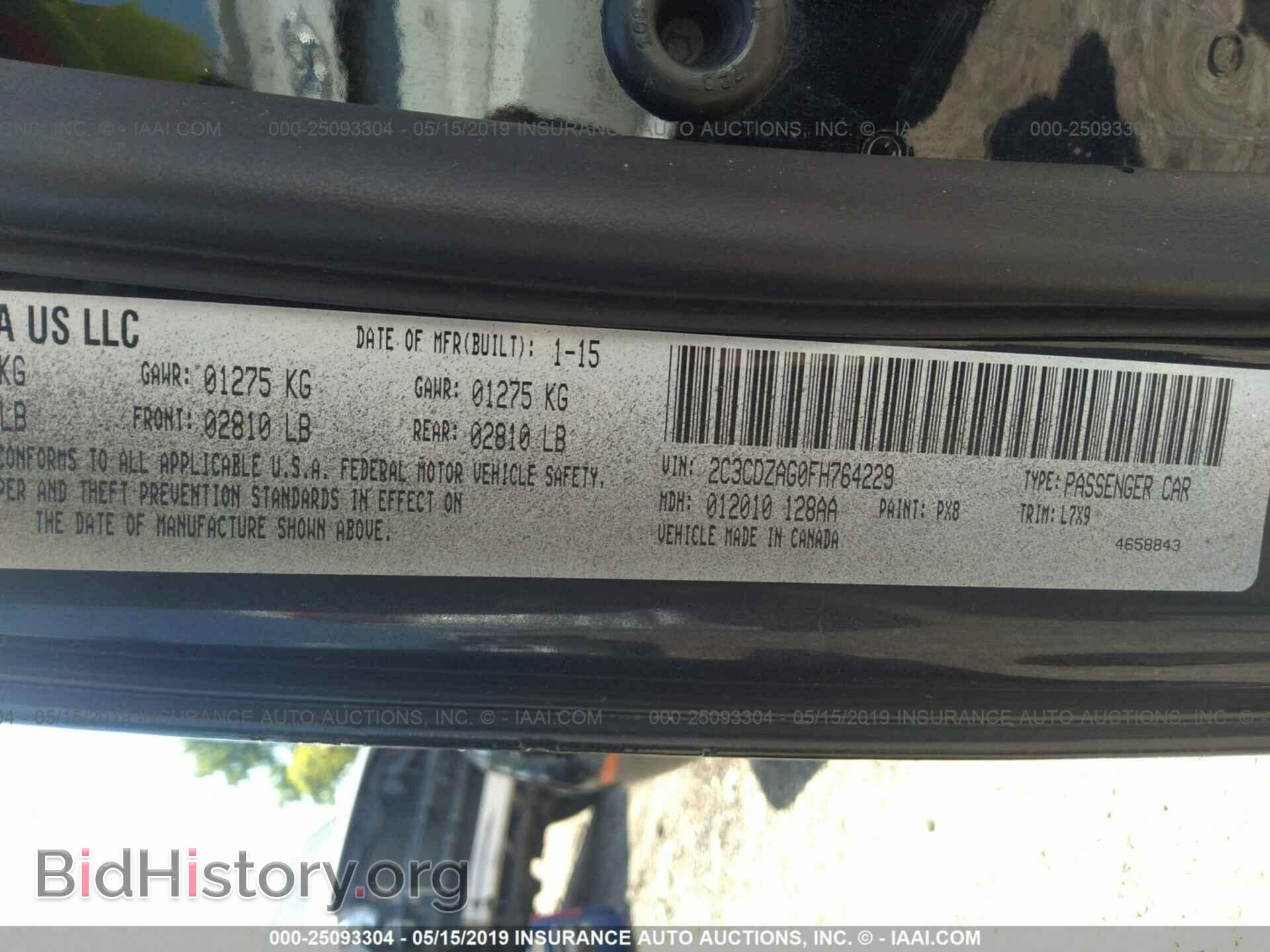 2015 DODGE CHALLENGER - VIN: 2C3CDZAG0FH764229 - Photo 9