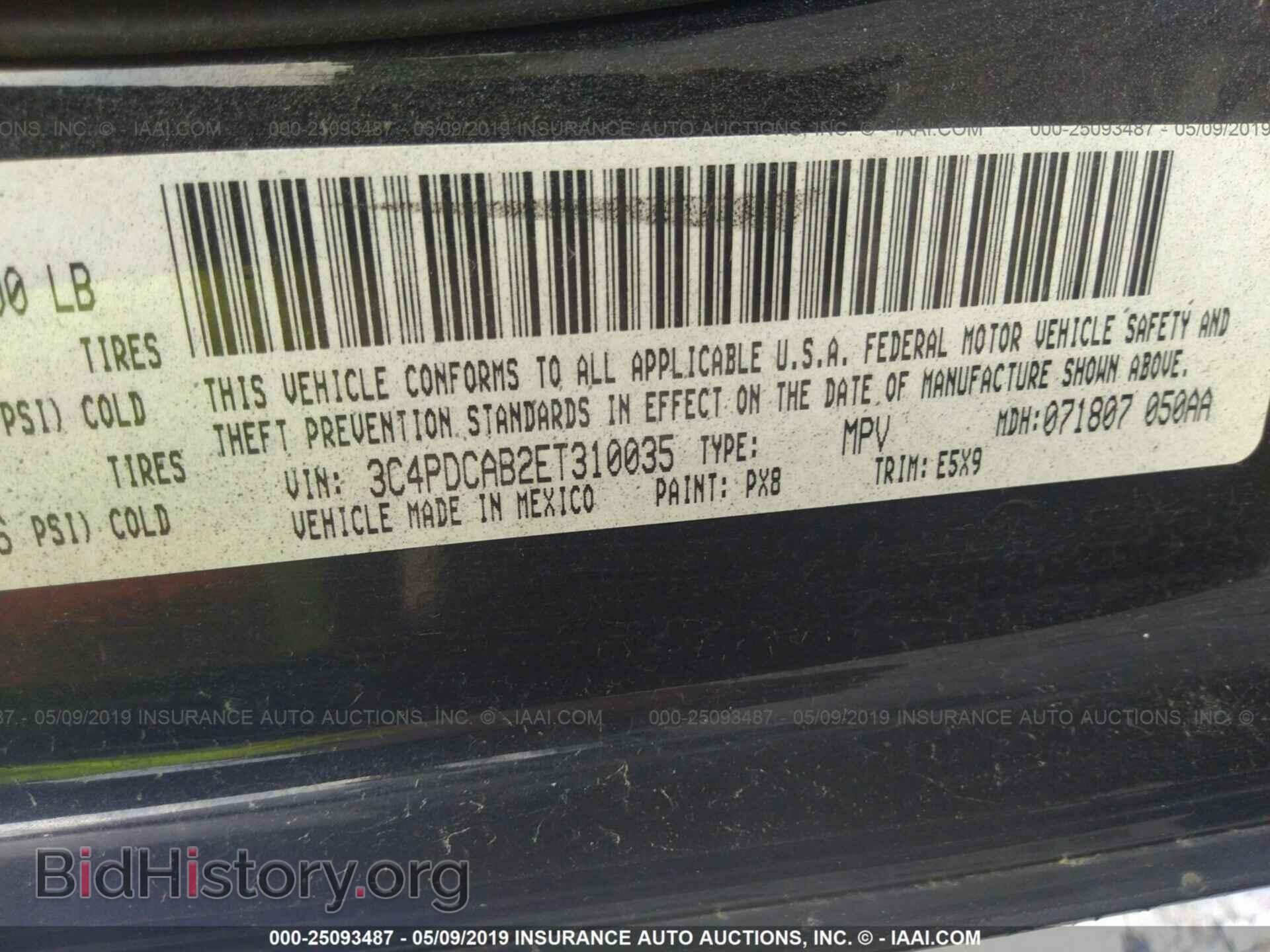 2014 DODGE JOURNEY - VIN: 3C4PDCAB2ET310035 - Photo 9