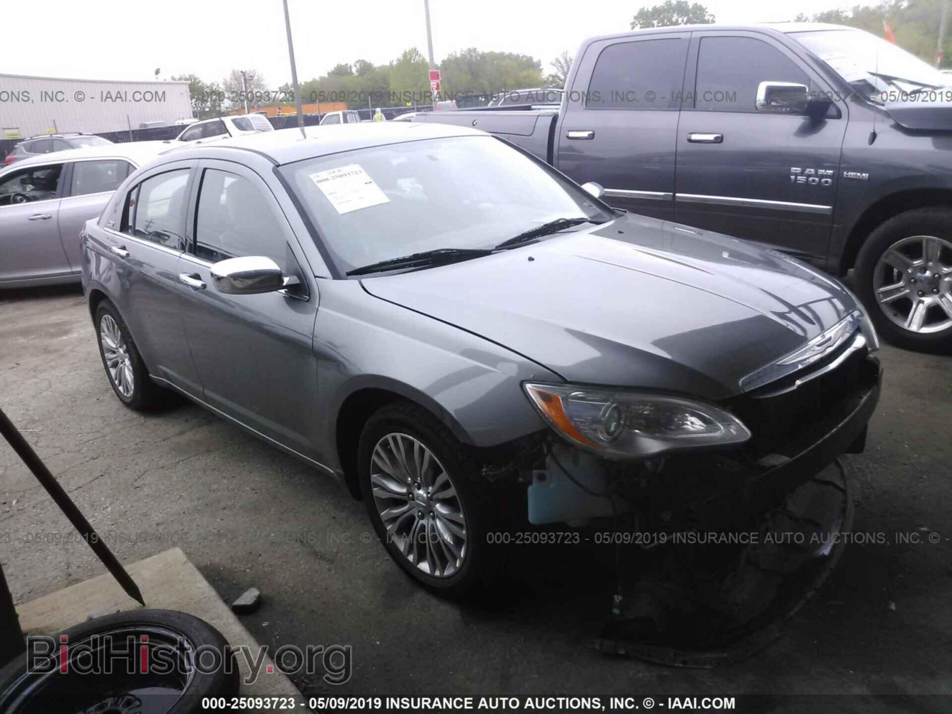 Фотография 1C3CCBCB7CN307545 - CHRYSLER 200 2012