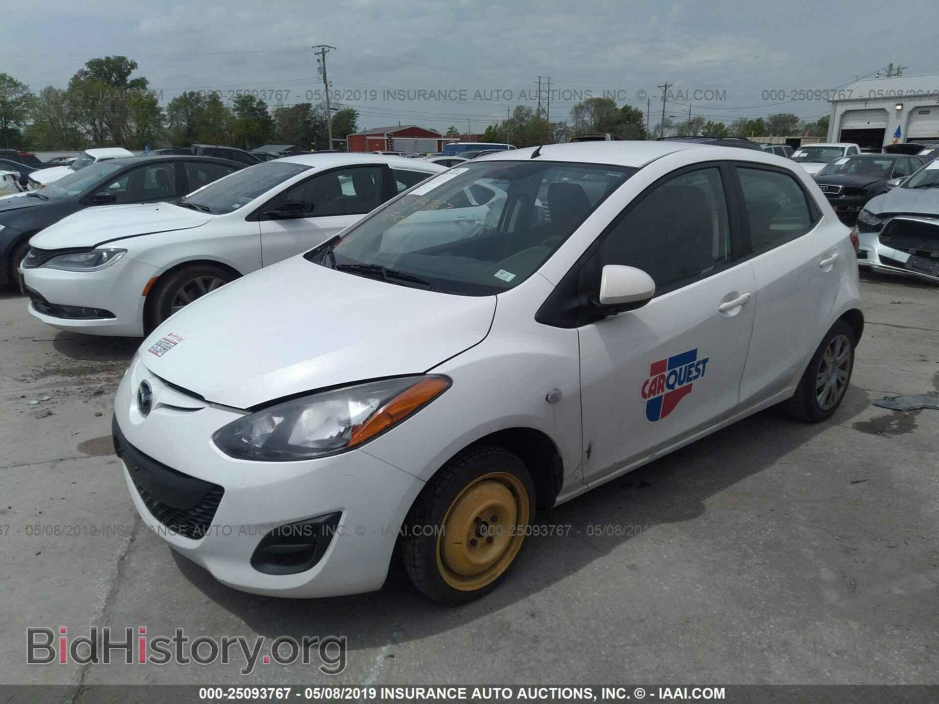 2012 MAZDA MAZDA2 - VIN: JM1DE1KYXC0149760 - Photo 2