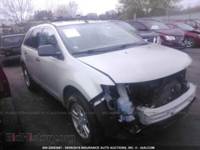 2007 Ford EDGE SE, кремовый — VIN 2FMDK36C77BA60750, IAAI