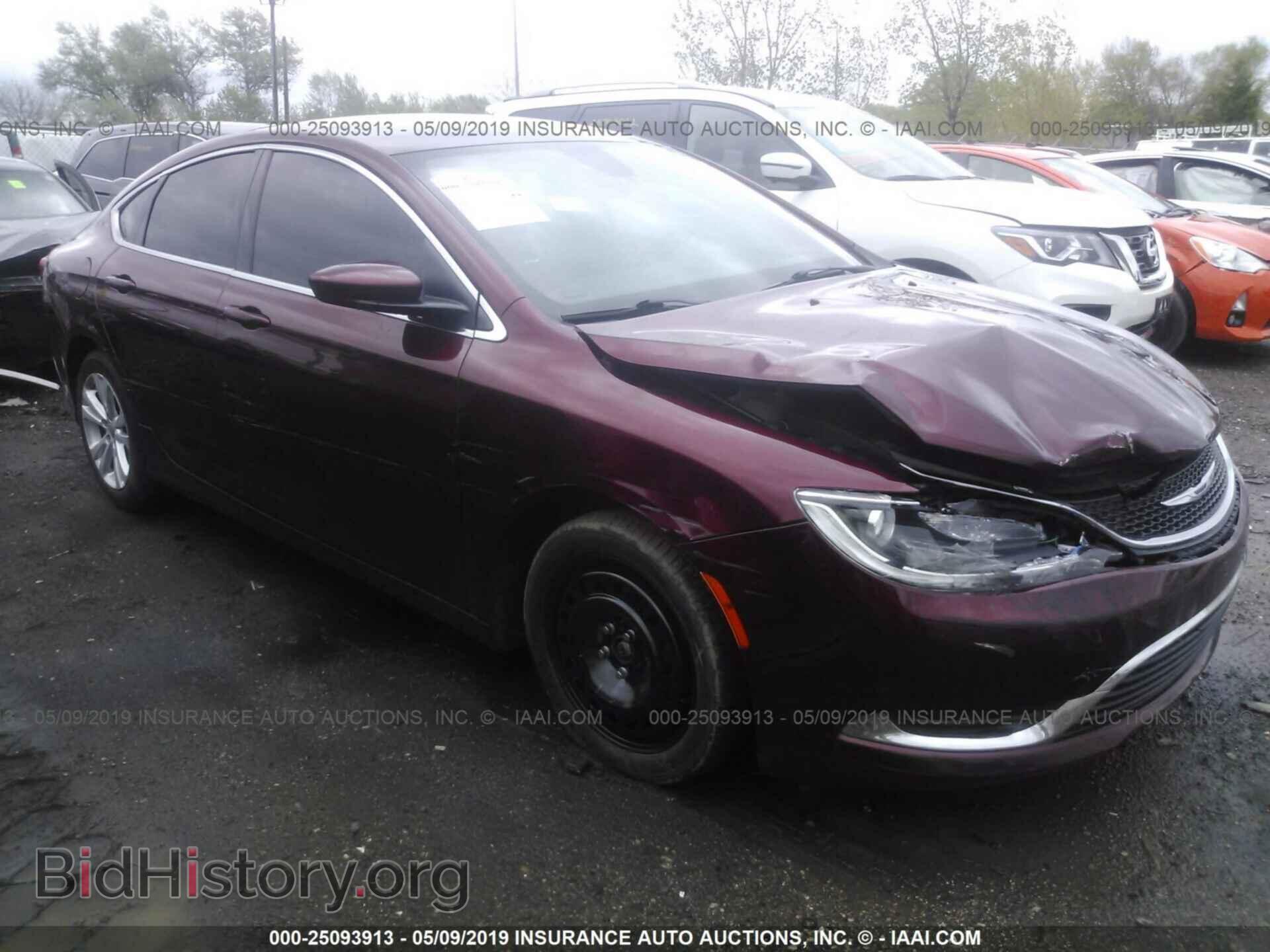 Фотография 1C3CCCAB1GN119912 - CHRYSLER 200 2016