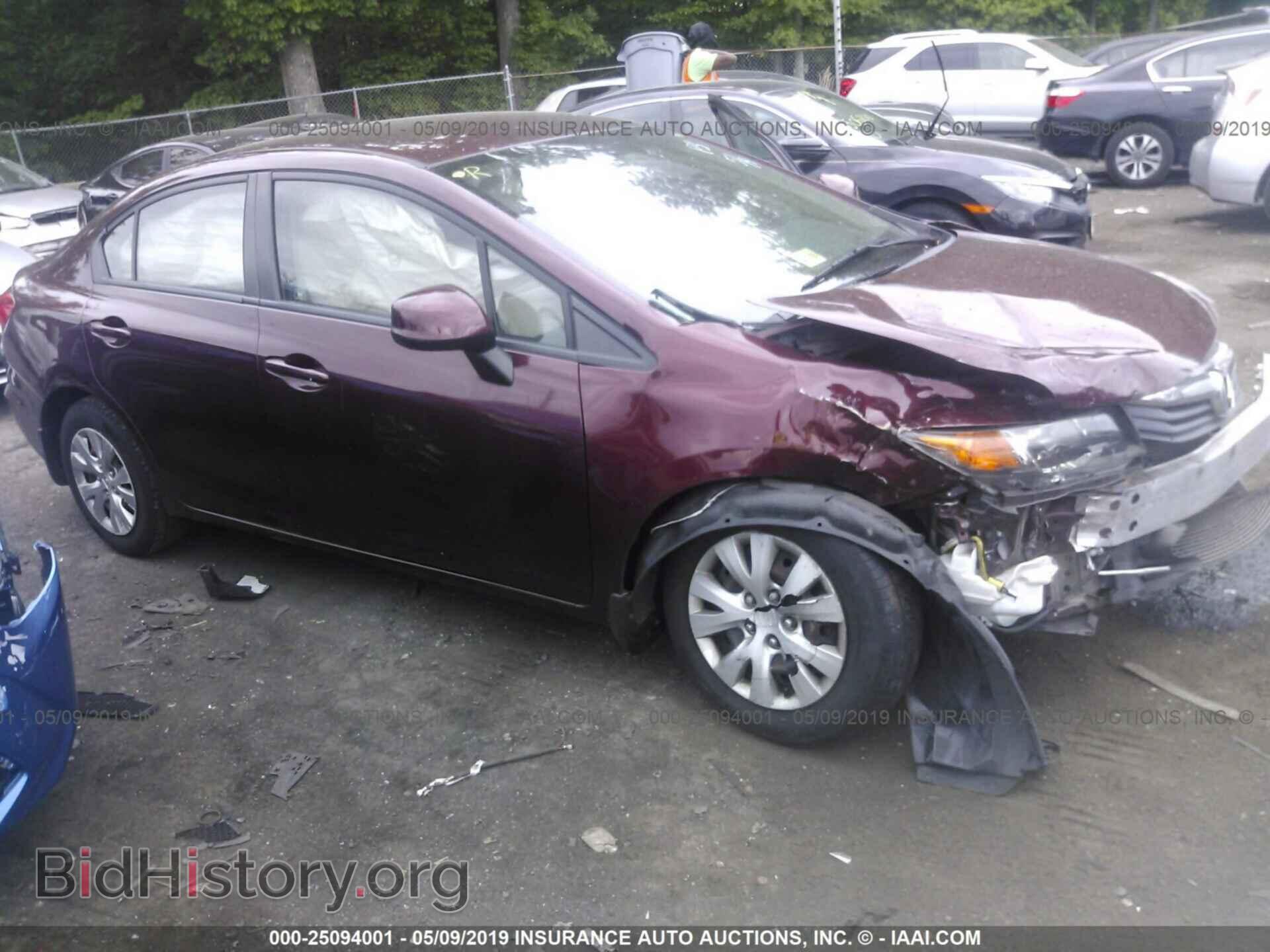 Фотография 19XFB2F57CE041952 - HONDA CIVIC 2012