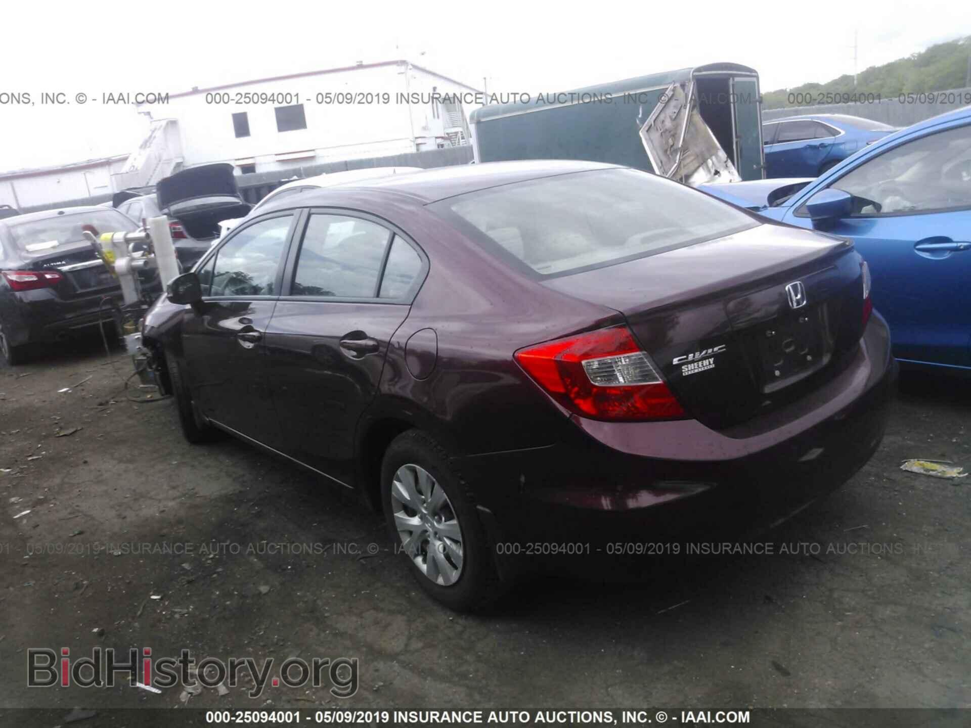 2012 HONDA CIVIC - VIN: 19XFB2F57CE041952 - Фото 3