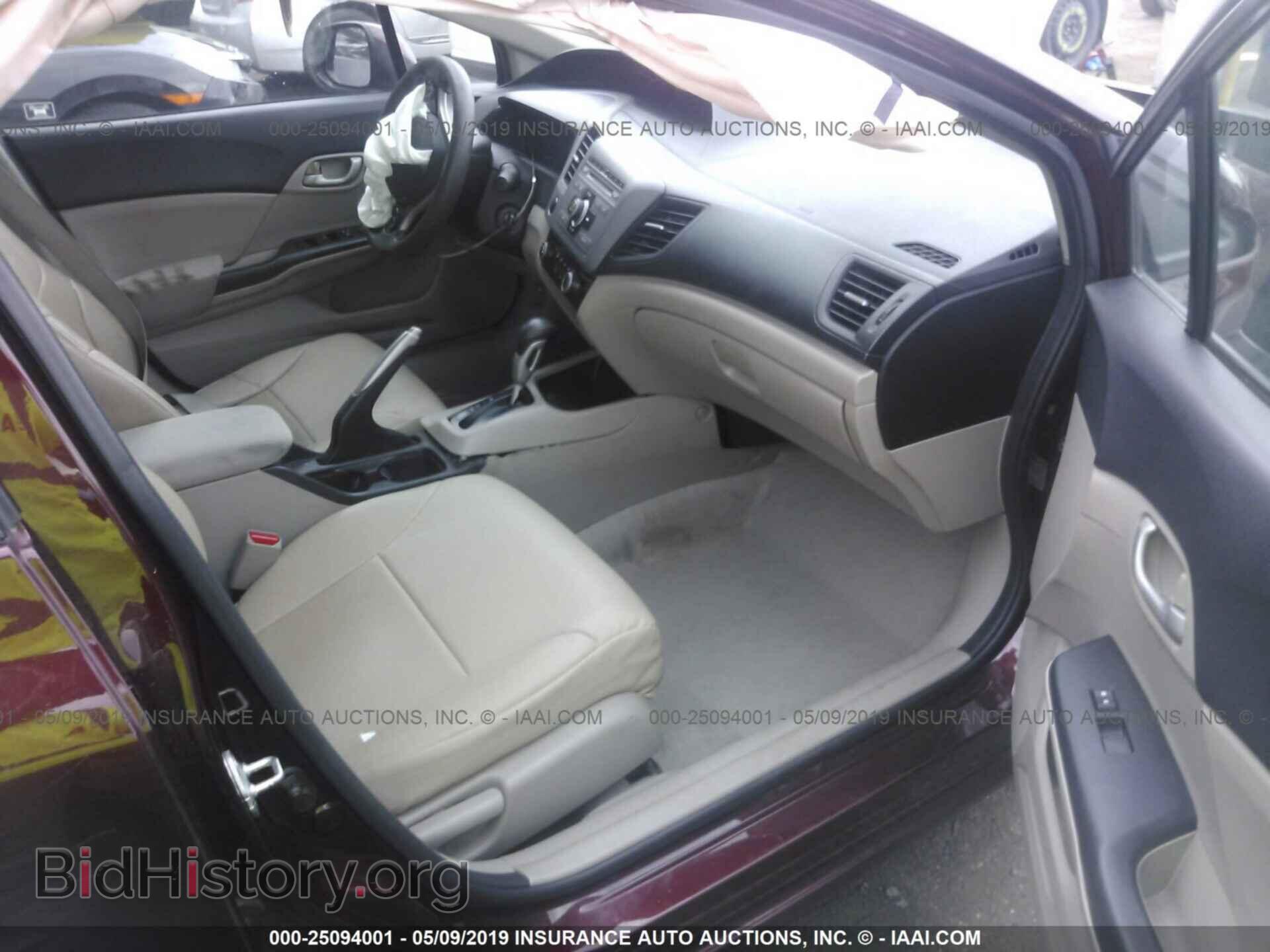 2012 HONDA CIVIC - VIN: 19XFB2F57CE041952 - Фото 5