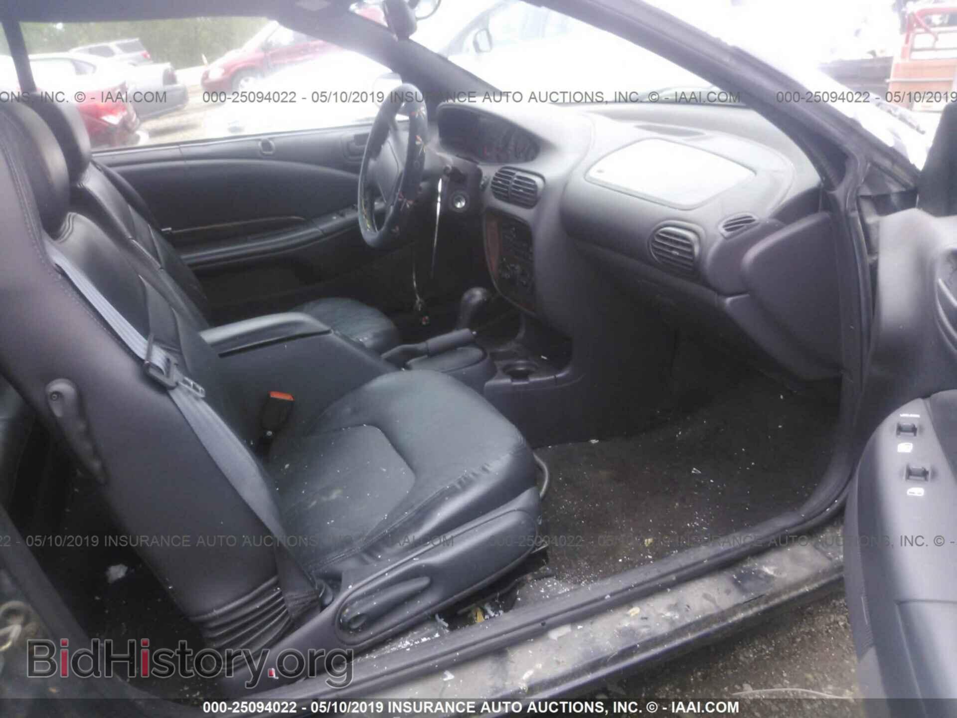1998 CHRYSLER SEBRING - VIN: 3C3EL55H0WT320380 - Фото 5