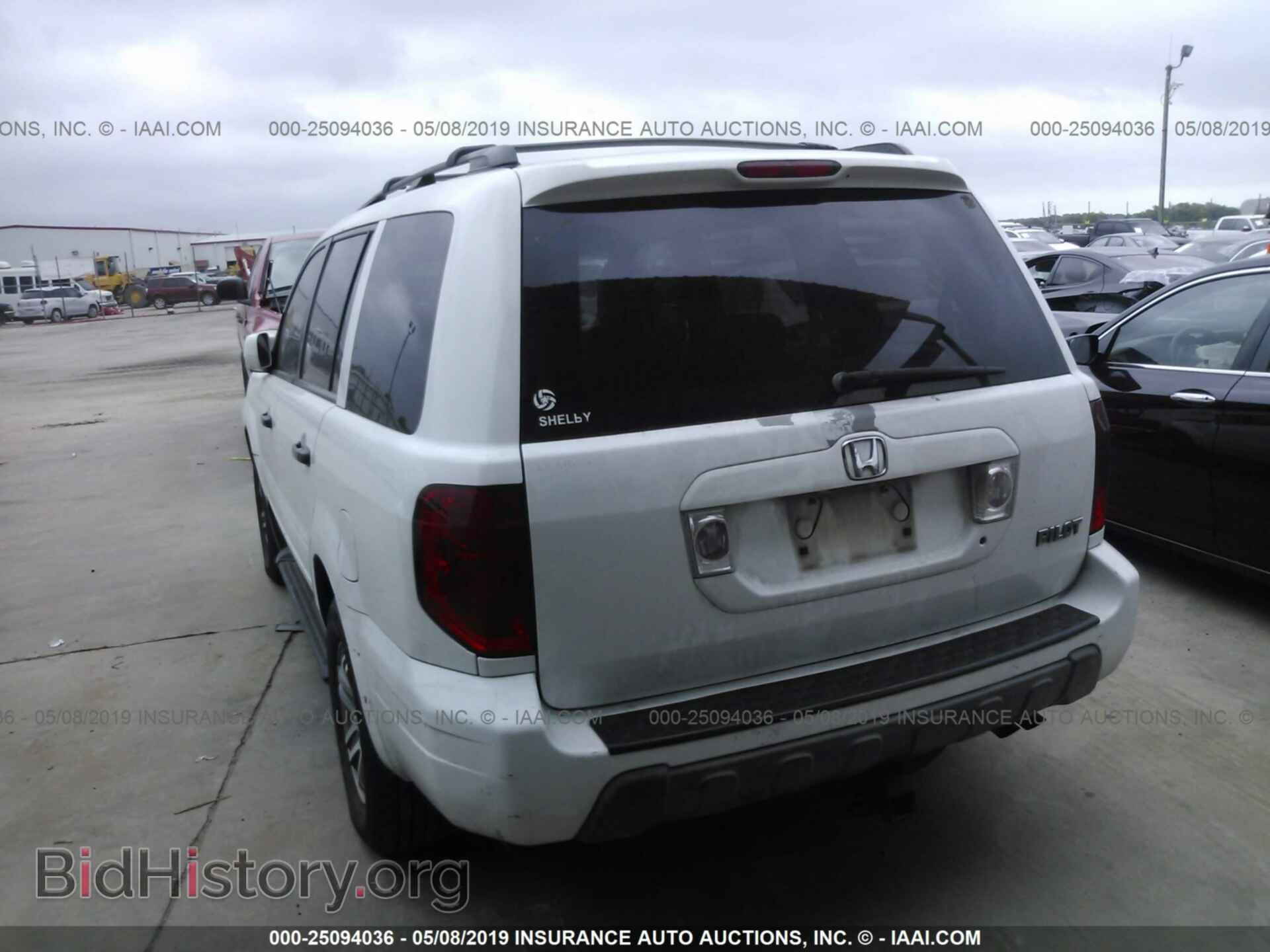2005 HONDA PILOT - VIN: 2HKYF18745H507843 - Фото 3