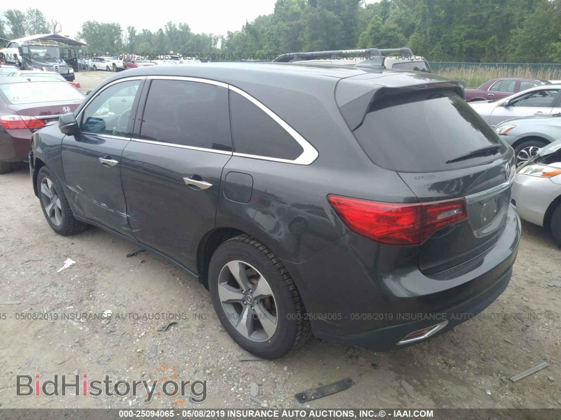 2015 ACURA MDX - VIN: 5FRYD4H28FB026245 - Фото 3