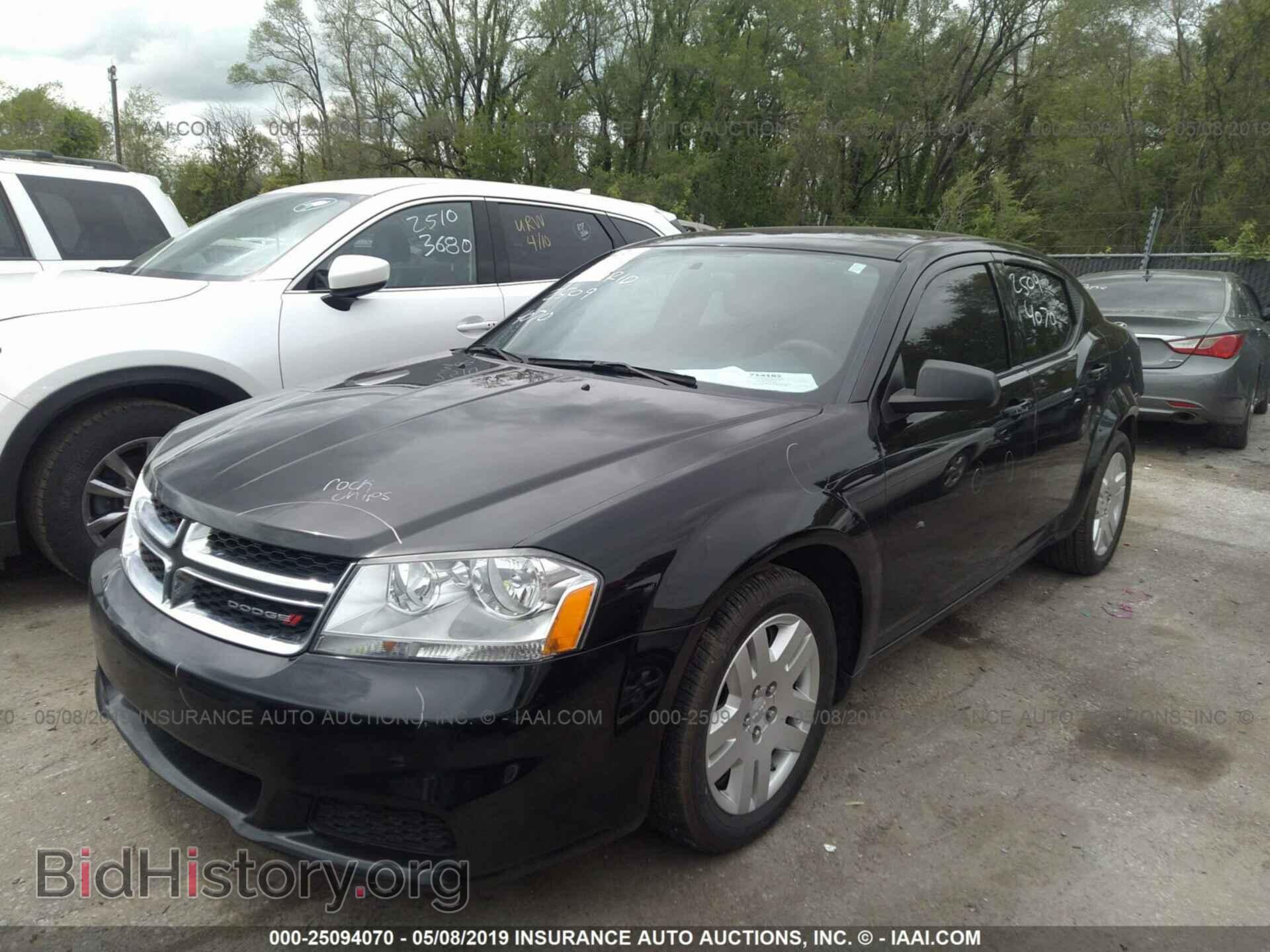 2014 DODGE AVENGER - VIN: 1C3CDZAG3EN218529 - Фото 2