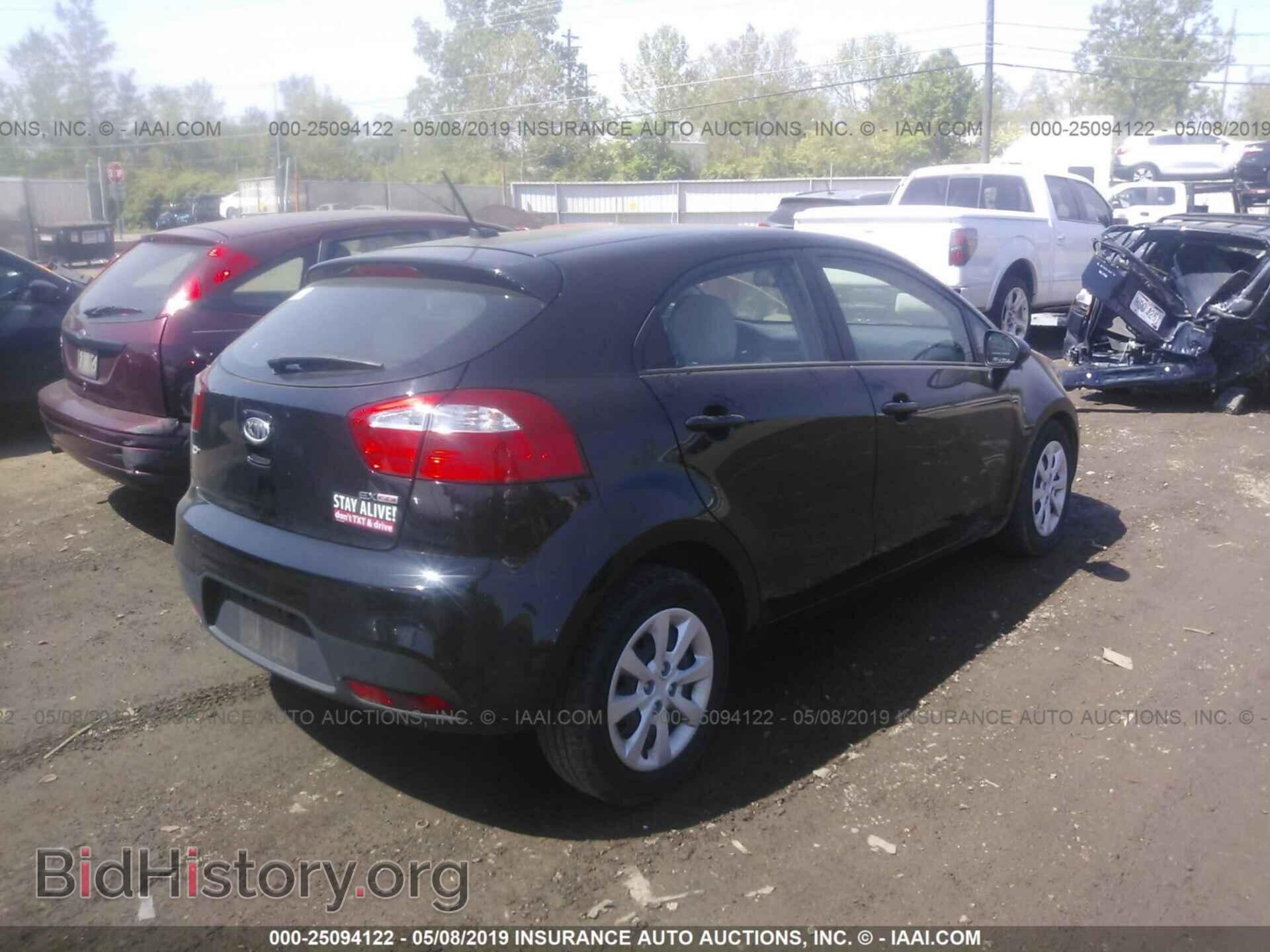2012 KIA RIO - VIN: KNADN5A38C6022853 - Фото 4
