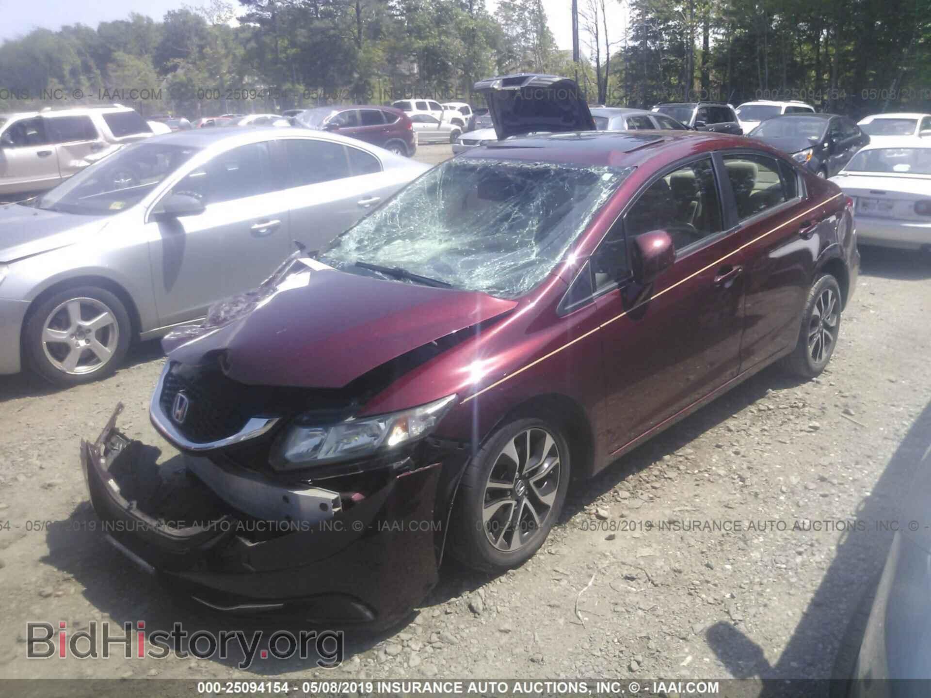 2013 HONDA CIVIC - VIN: 2HGFB2F87DH529882 - Фото 2