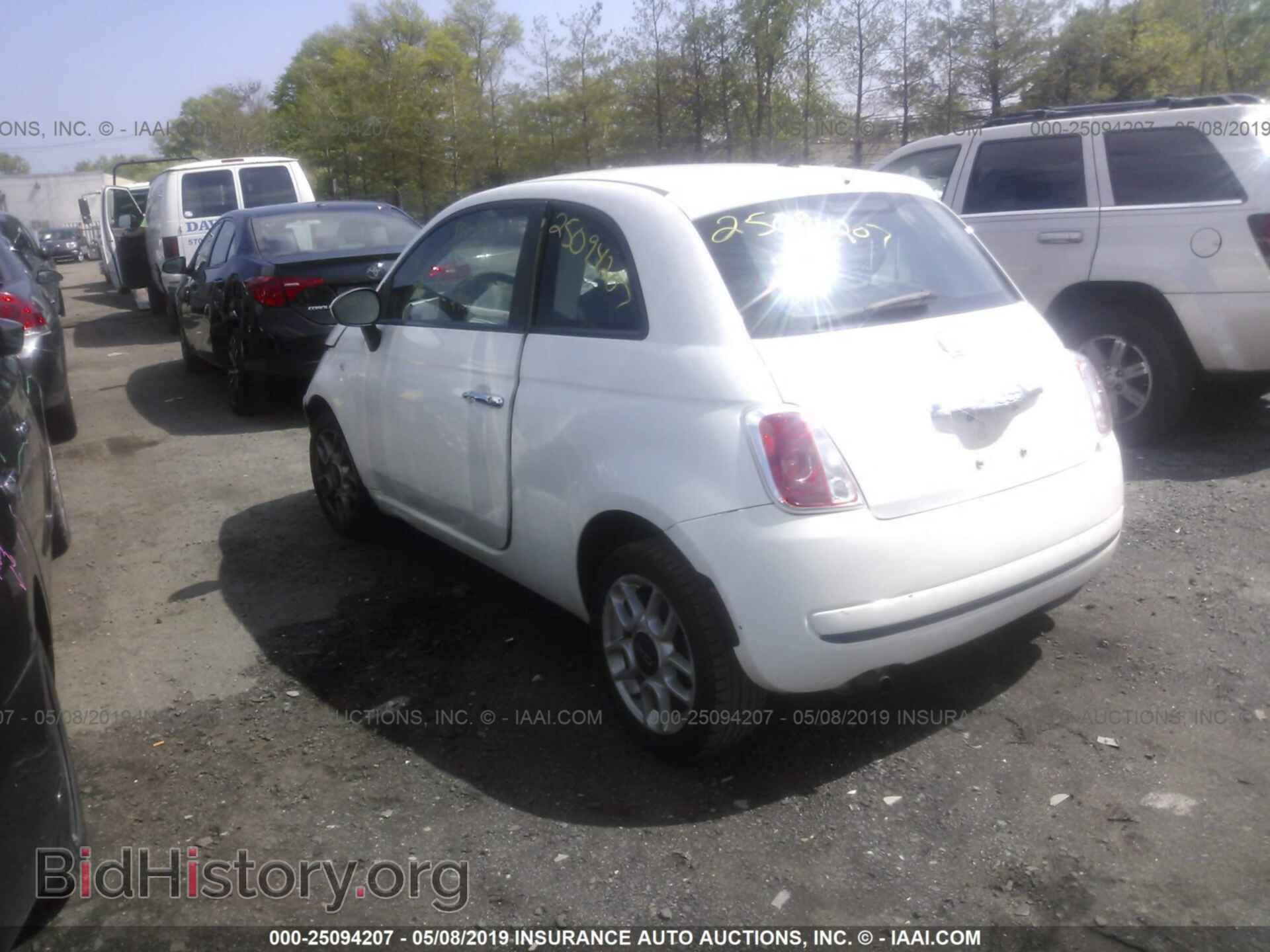 2012 FIAT 500 - VIN: 3C3CFFAR9CT124906 - Фото 3