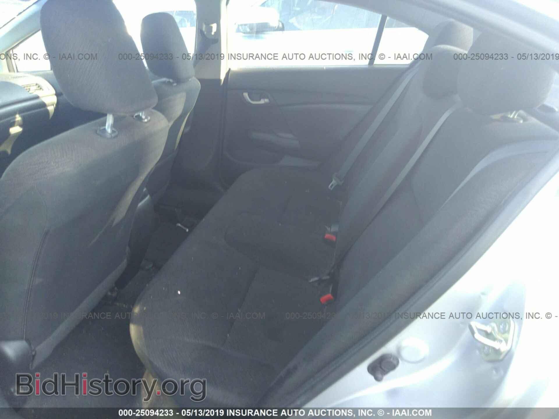 2013 HONDA CIVIC - VIN: 19XFB2F54DE089572 - Фото 8