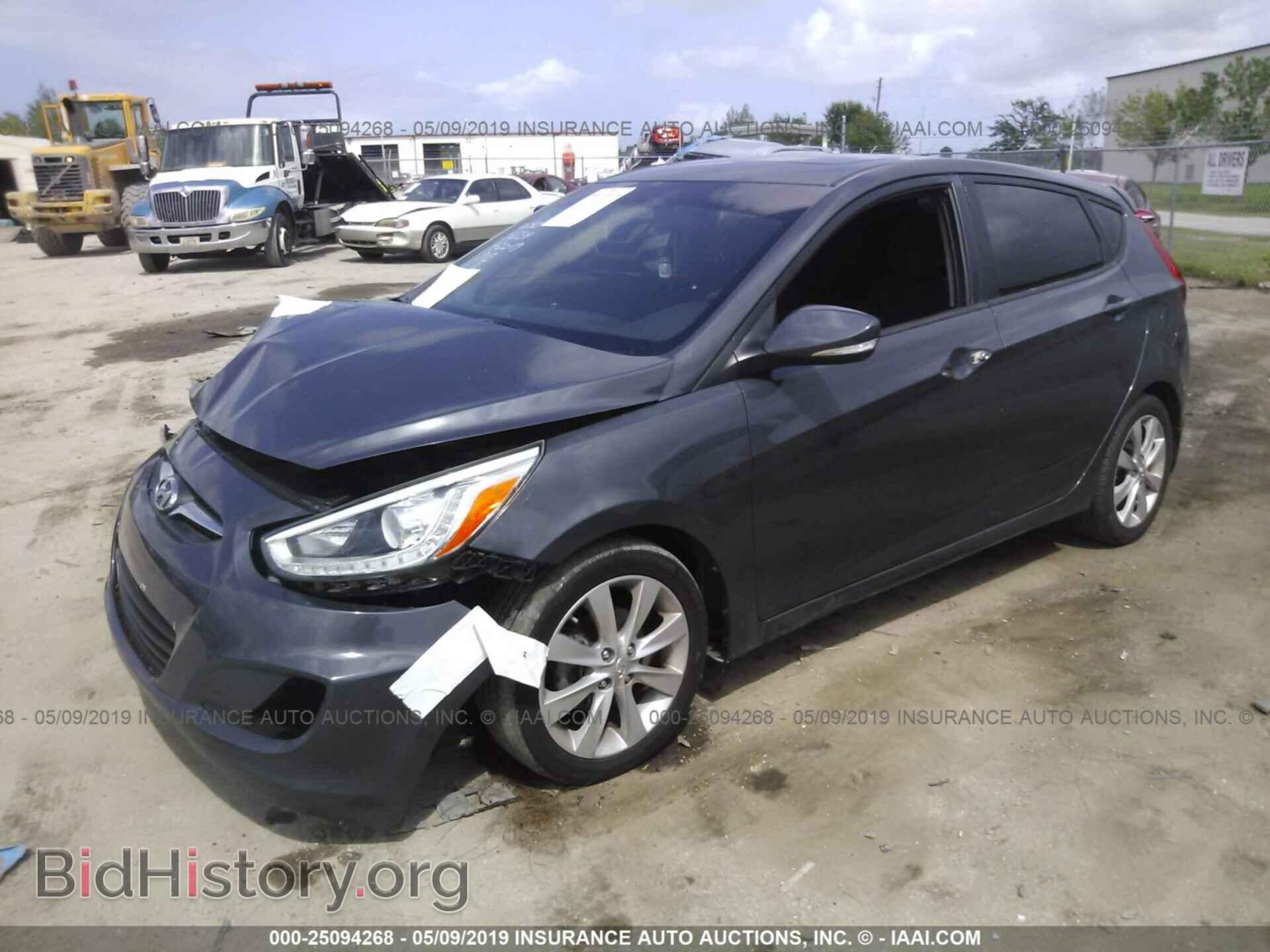 2014 HYUNDAI ACCENT - VIN: KMHCU5AE1EU162157 - Фото 2