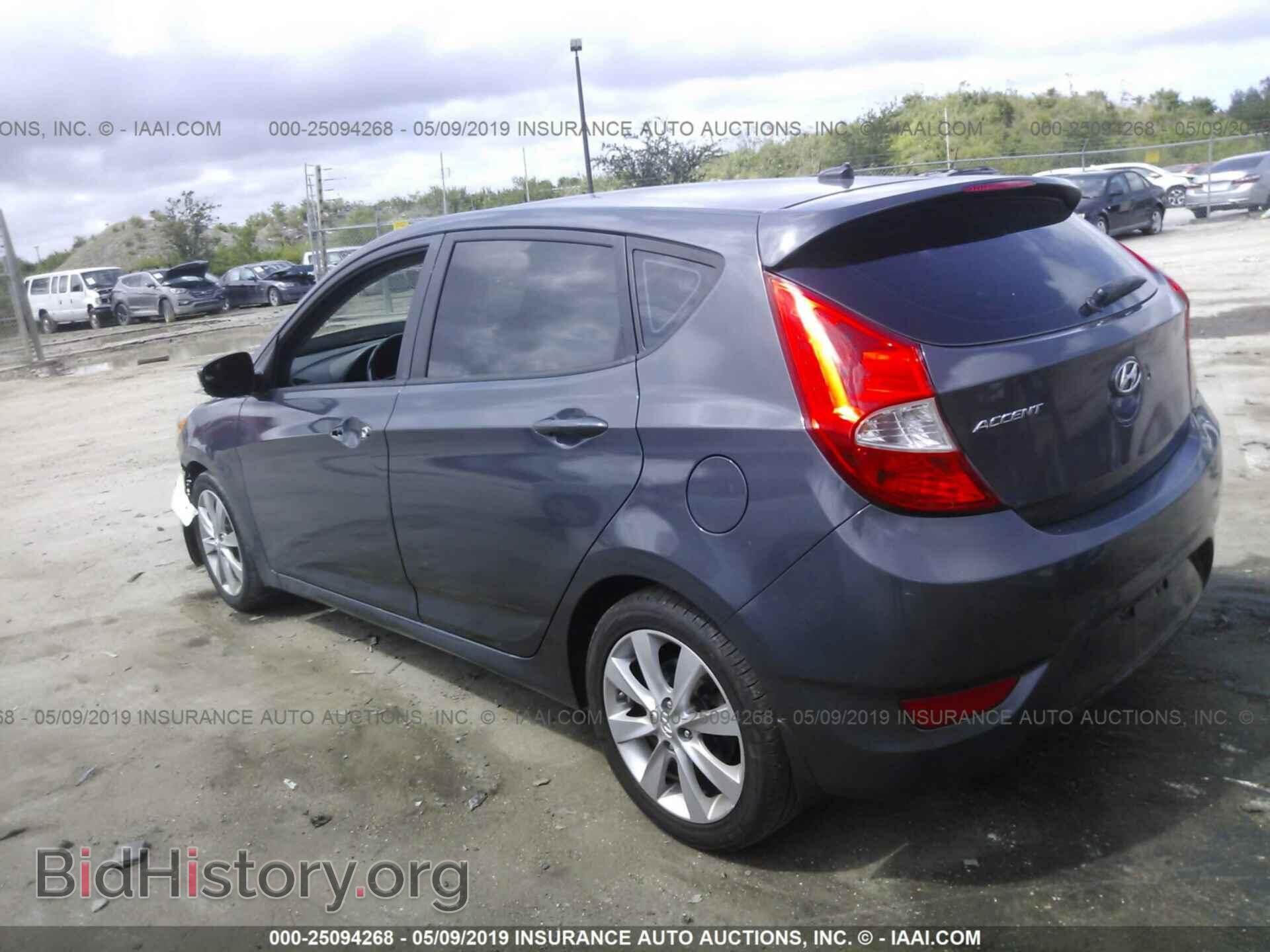 2014 HYUNDAI ACCENT - VIN: KMHCU5AE1EU162157 - Фото 3