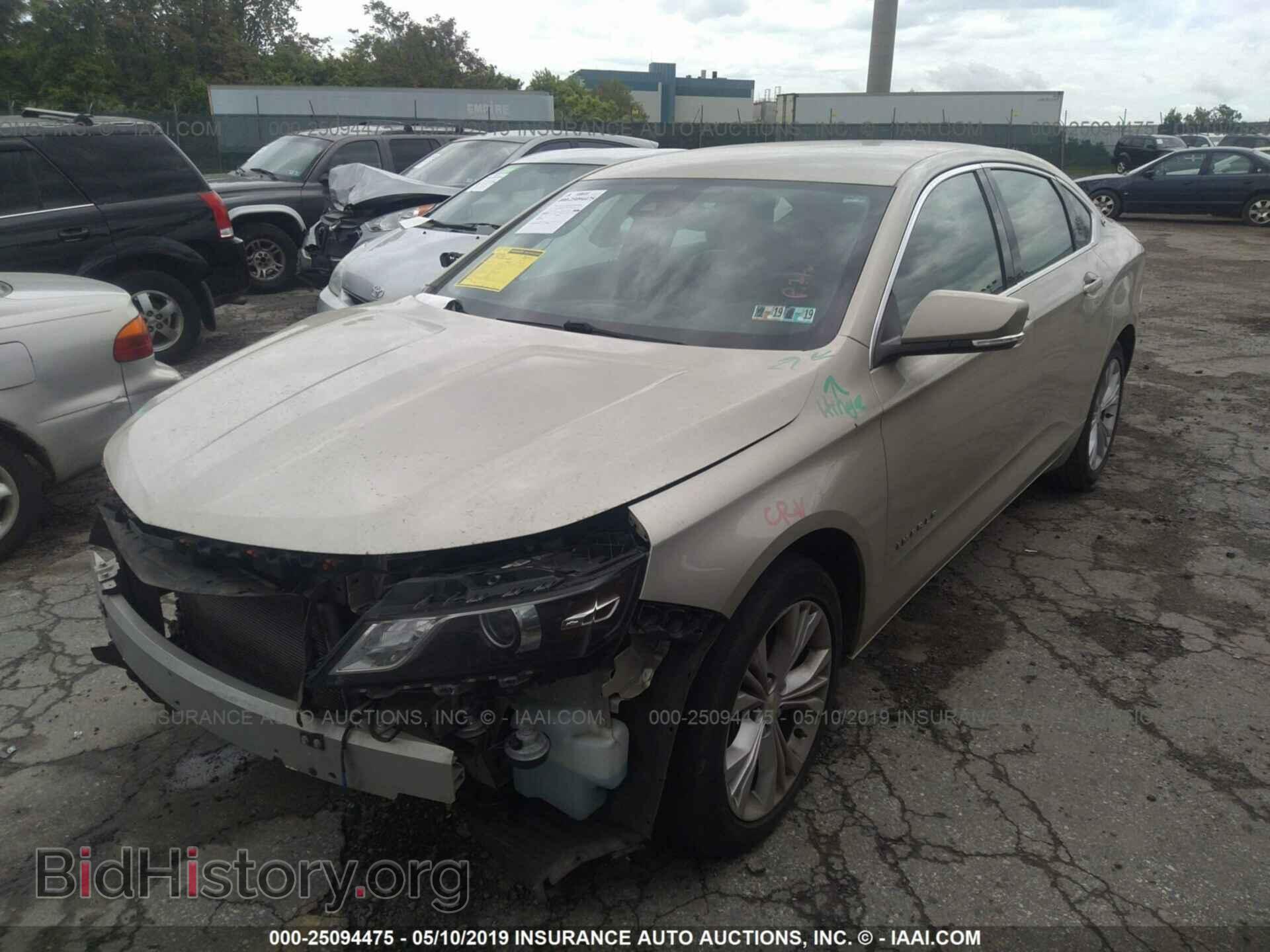 2014 CHEVROLET IMPALA - VIN: 2G1125S35E9308595 - Фото 2
