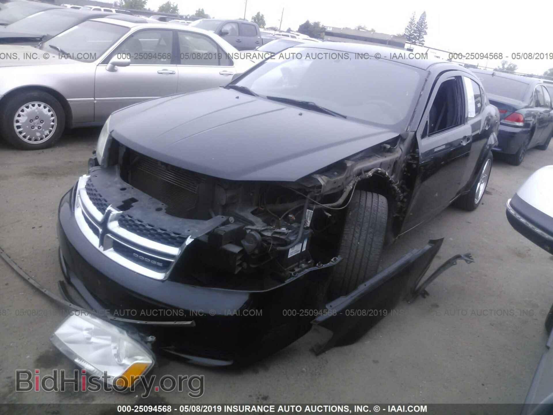 2011 DODGE AVENGER - VIN: 1B3BD4FB2BN588181 - Фото 2