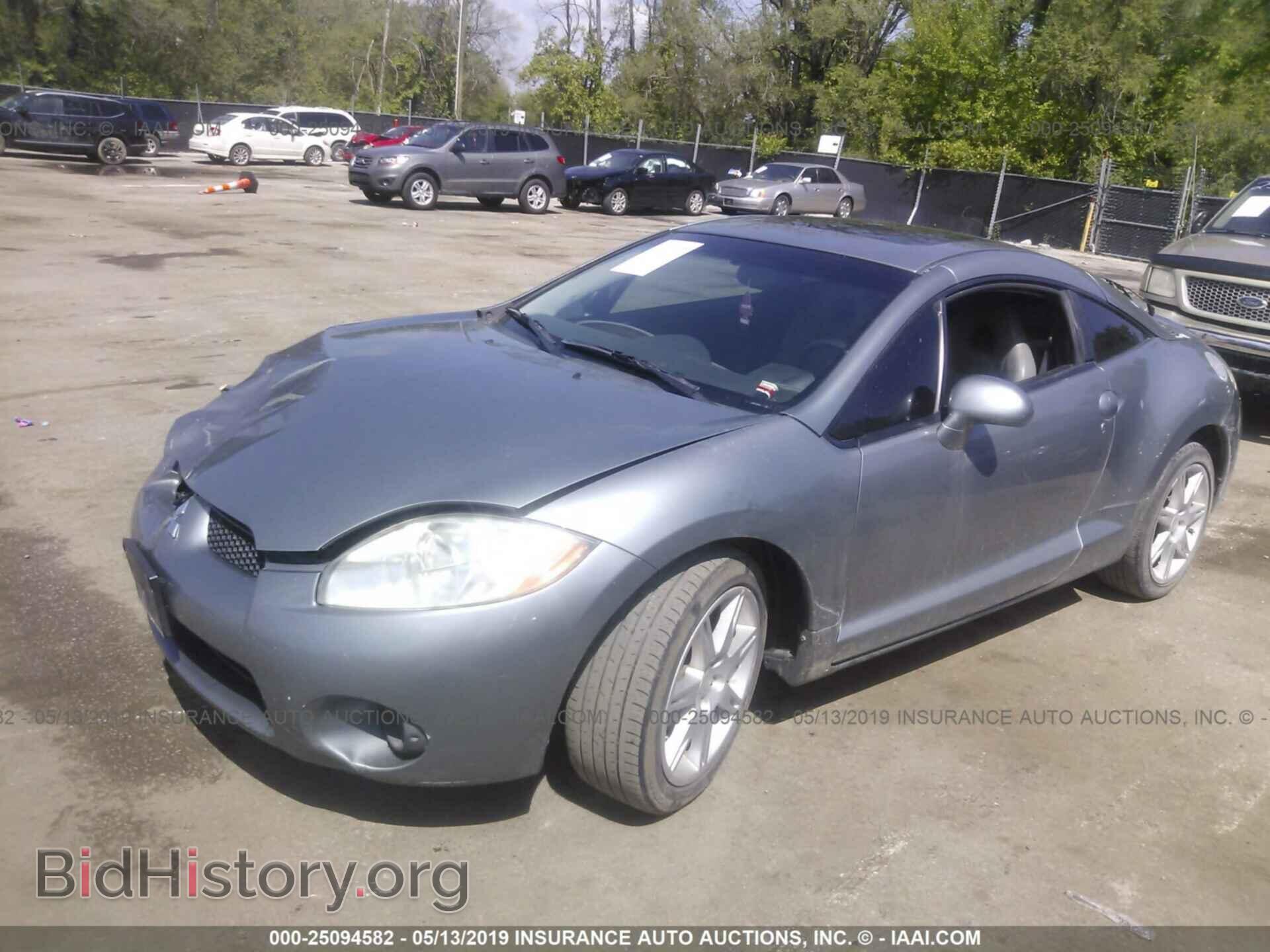 2007 MITSUBISHI ECLIPSE - VIN: 4A3AK64F77E062635 - Фото 2