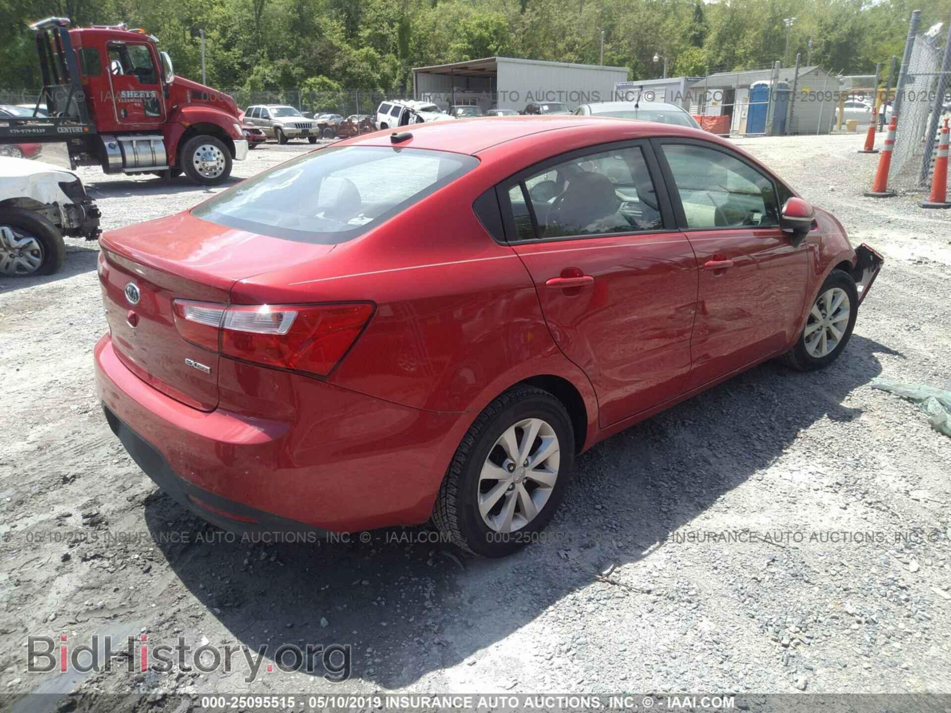 2012 KIA RIO - VIN: KNADN4A34C6093574 - Фото 4