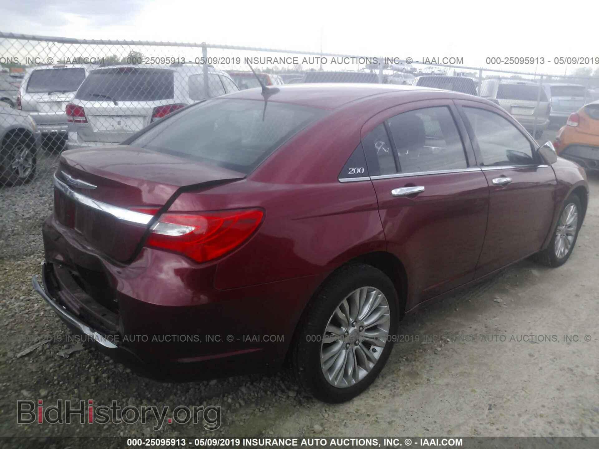 2012 CHRYSLER 200 - VIN: 1C3CCBCB3CN249224 - Photo 4