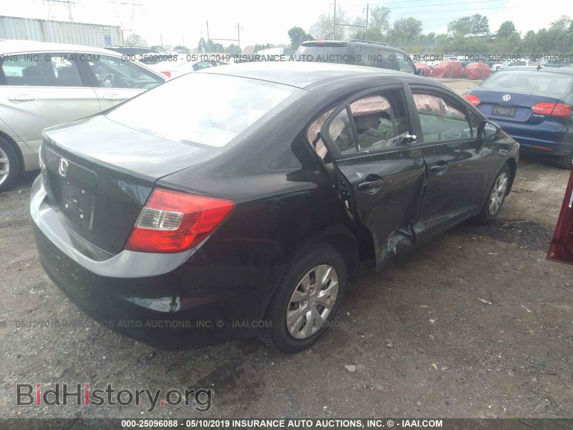 2012 HONDA CIVIC - VIN: 2HGFB2F59CH598562 - Фото 4