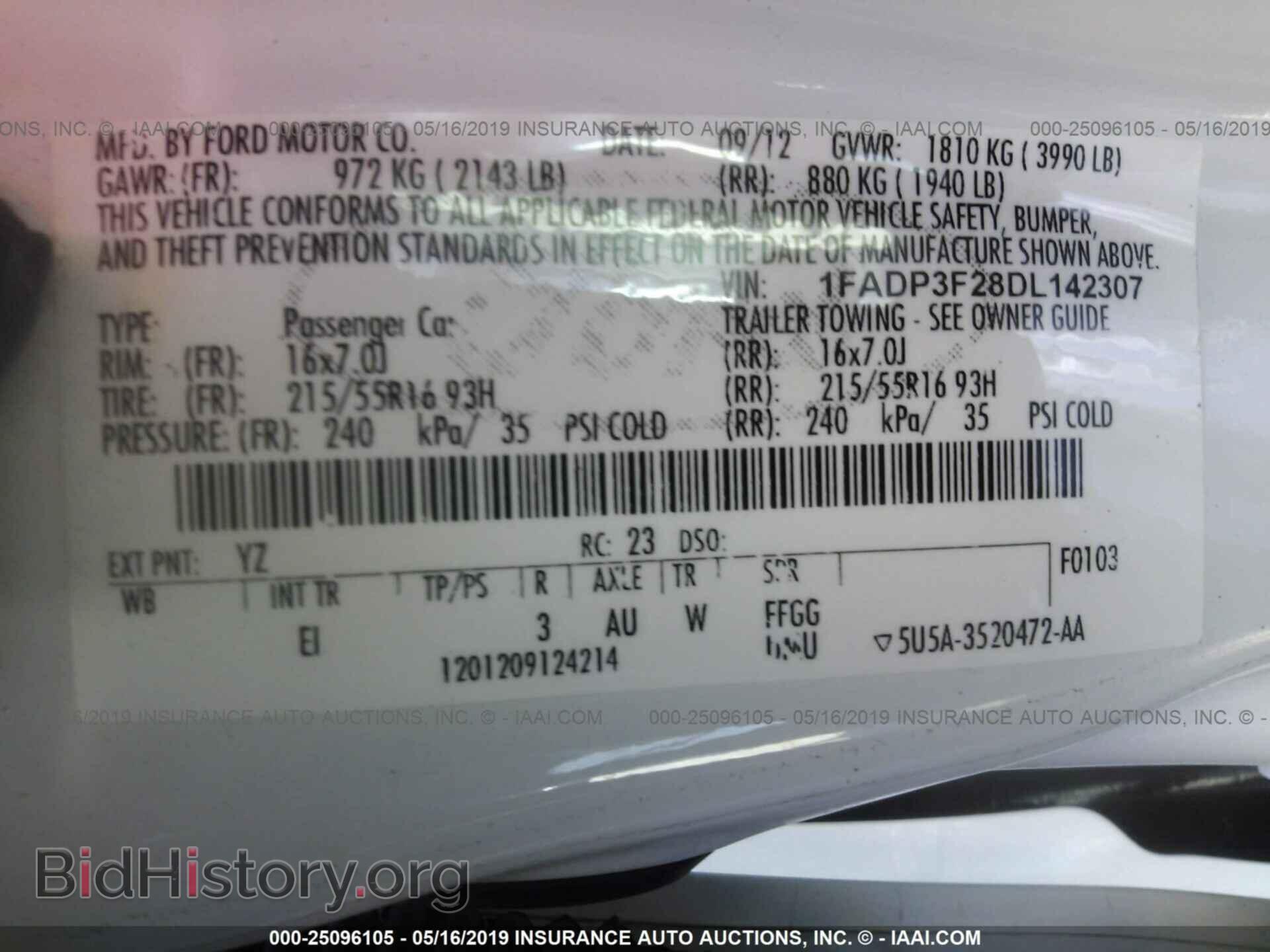 2013 FORD FOCUS - VIN: 1FADP3F28DL142307 - Photo 9