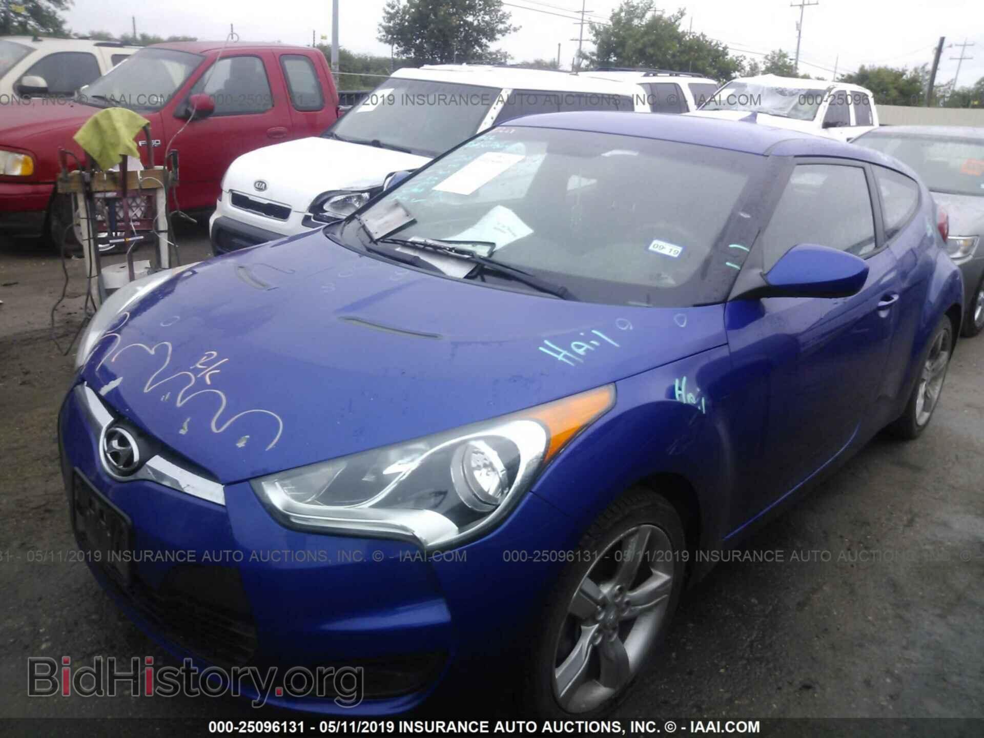 2013 HYUNDAI VELOSTER - VIN: KMHTC6AD4DU094385 - Фото 2