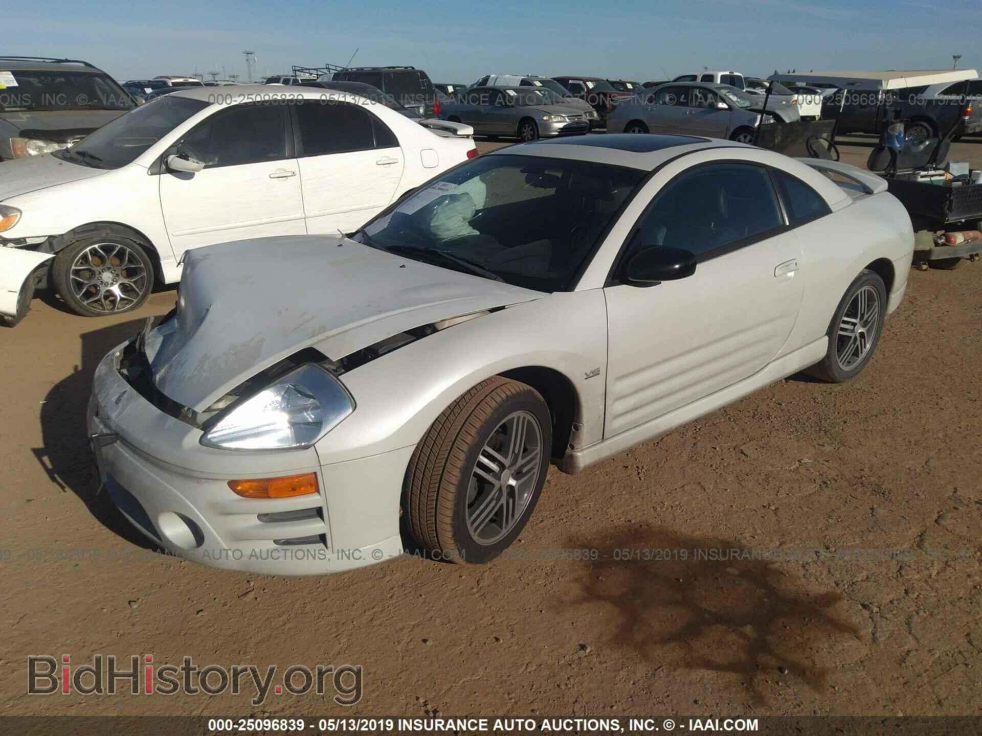 2003 MITSUBISHI ECLIPSE - VIN: 4A3AC74H13E101282 - Фото 2