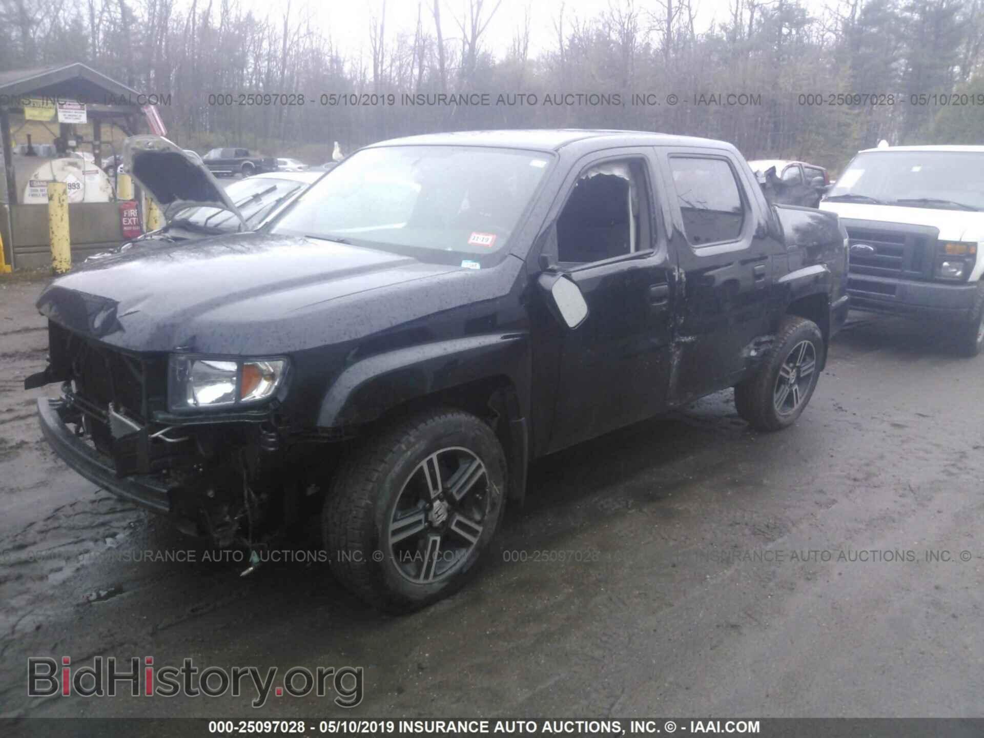 2014 HONDA RIDGELINE - VIN: 5FPYK1F78EB009617 - Фото 2
