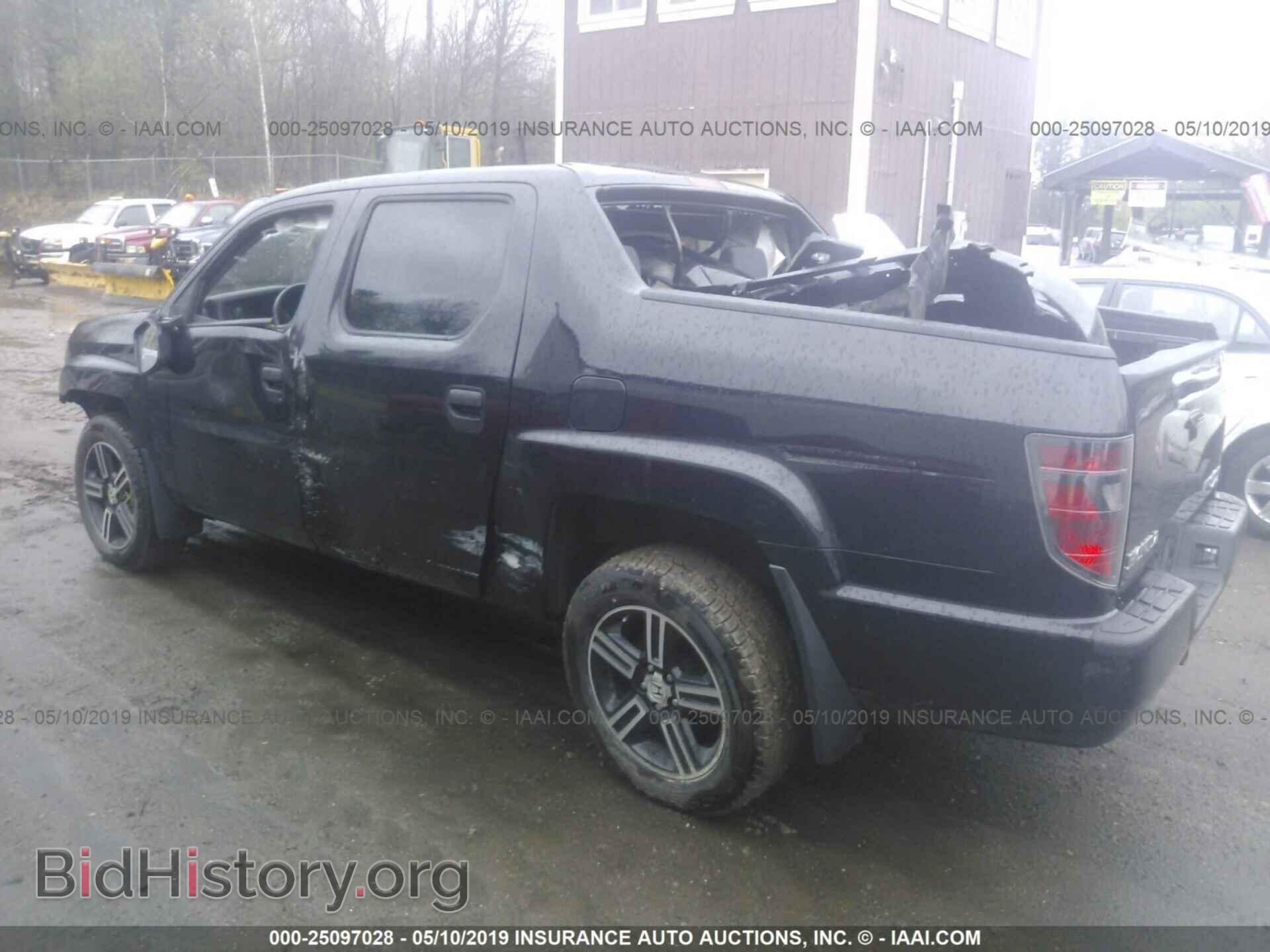 2014 HONDA RIDGELINE - VIN: 5FPYK1F78EB009617 - Фото 3