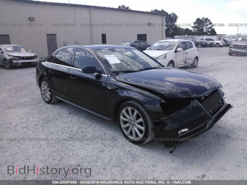 2014 Audi A4 Premium Plus (VIN WAUFFAFL5EN009204) — photo 1 of 10, IAAI, damage: front end