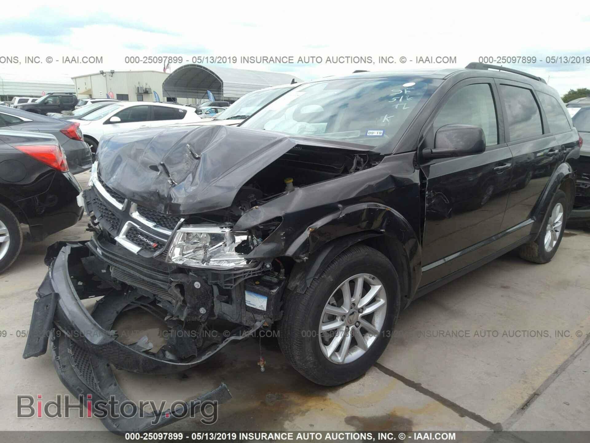 2016 DODGE JOURNEY - VIN: 3C4PDCBB3GT127552 - Фото 2