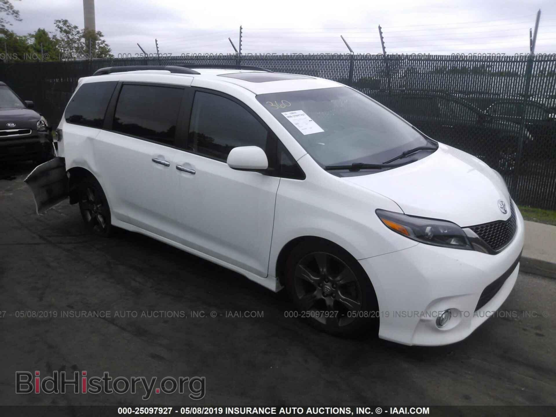 Photo 5TDXK3DC7FS665174 - TOYOTA SIENNA 2015