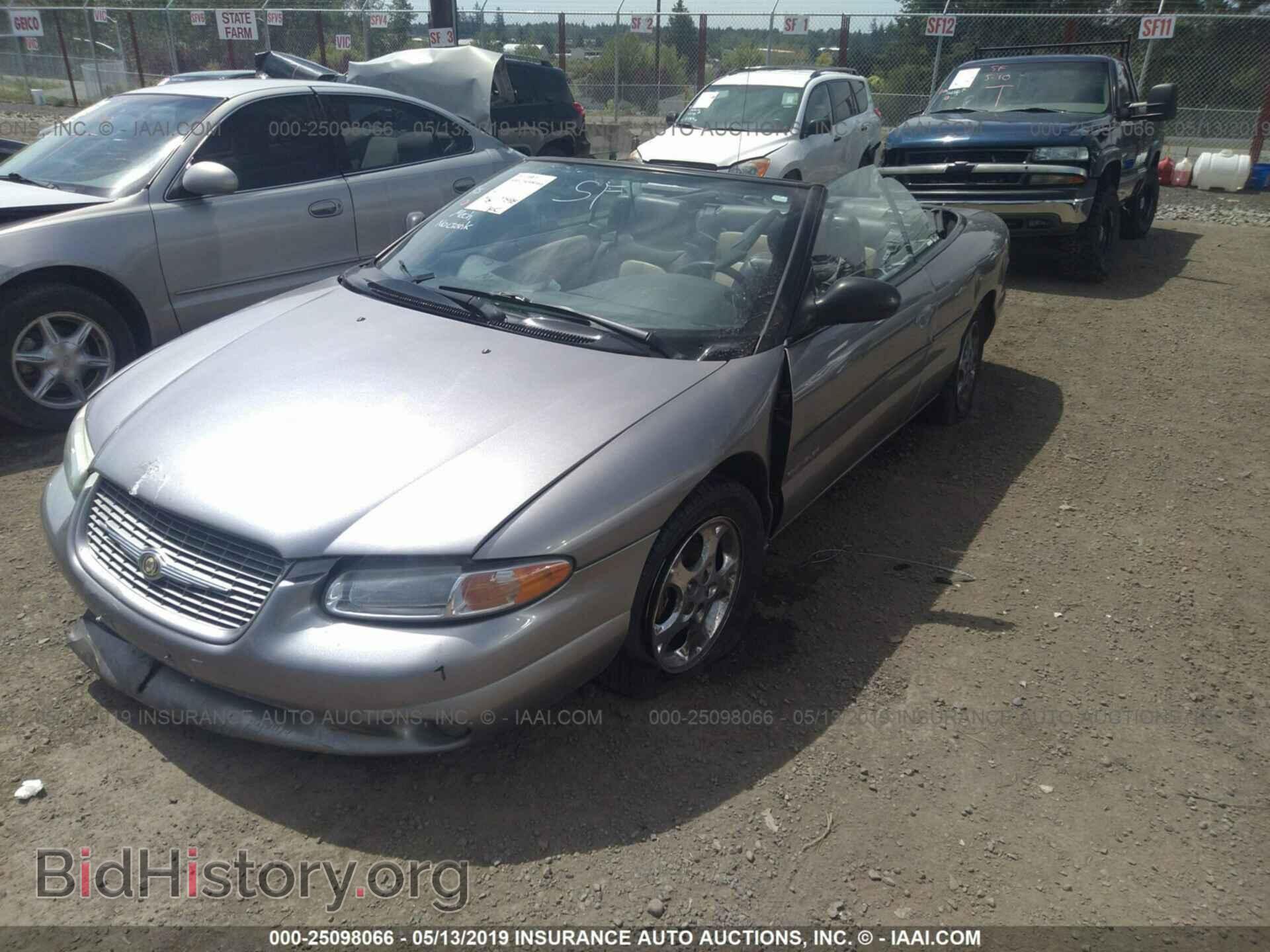 1998 CHRYSLER SEBRING - VIN: 3C3EL55H6WT270777 - Фото 2