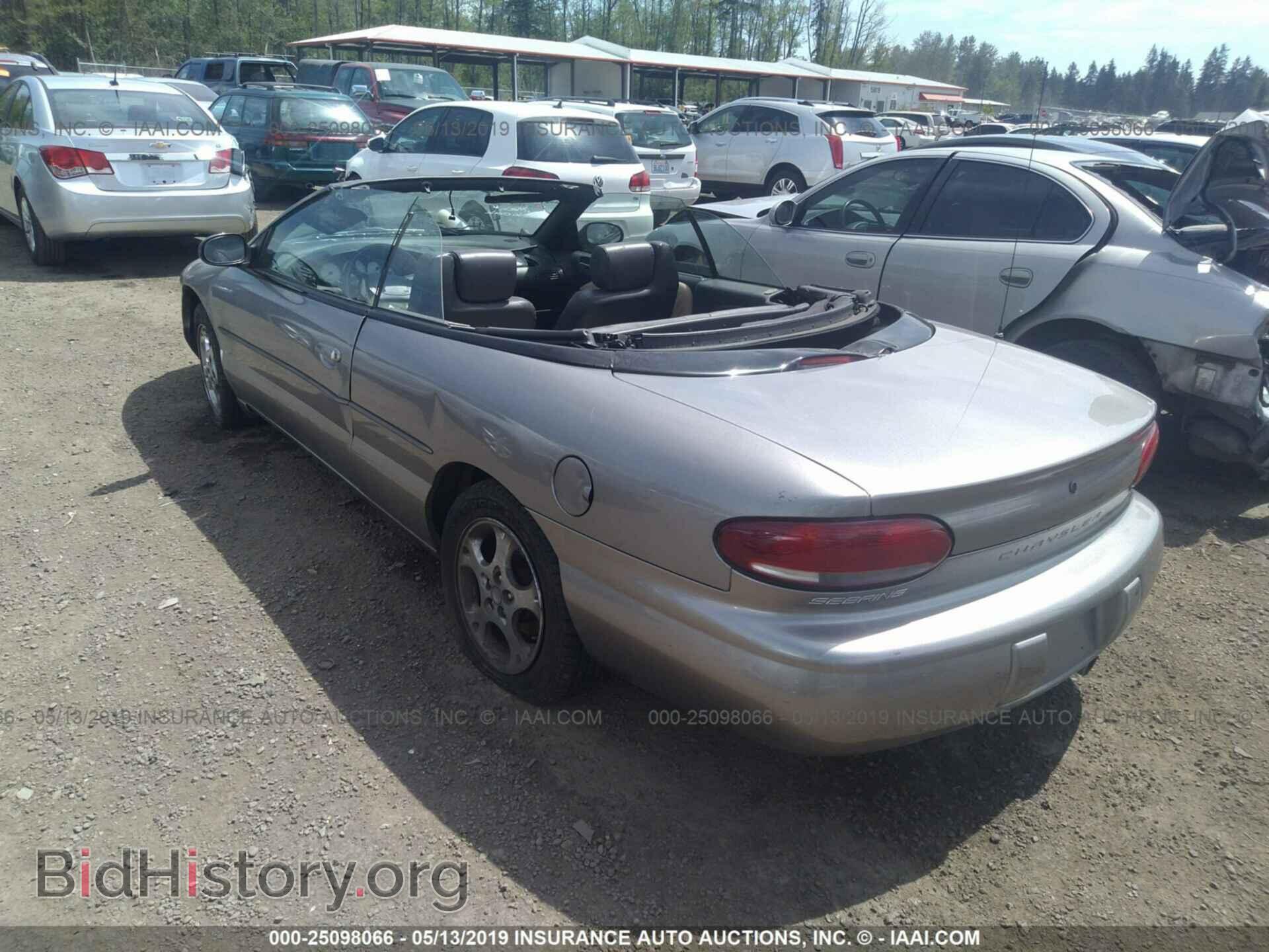 1998 CHRYSLER SEBRING - VIN: 3C3EL55H6WT270777 - Фото 3