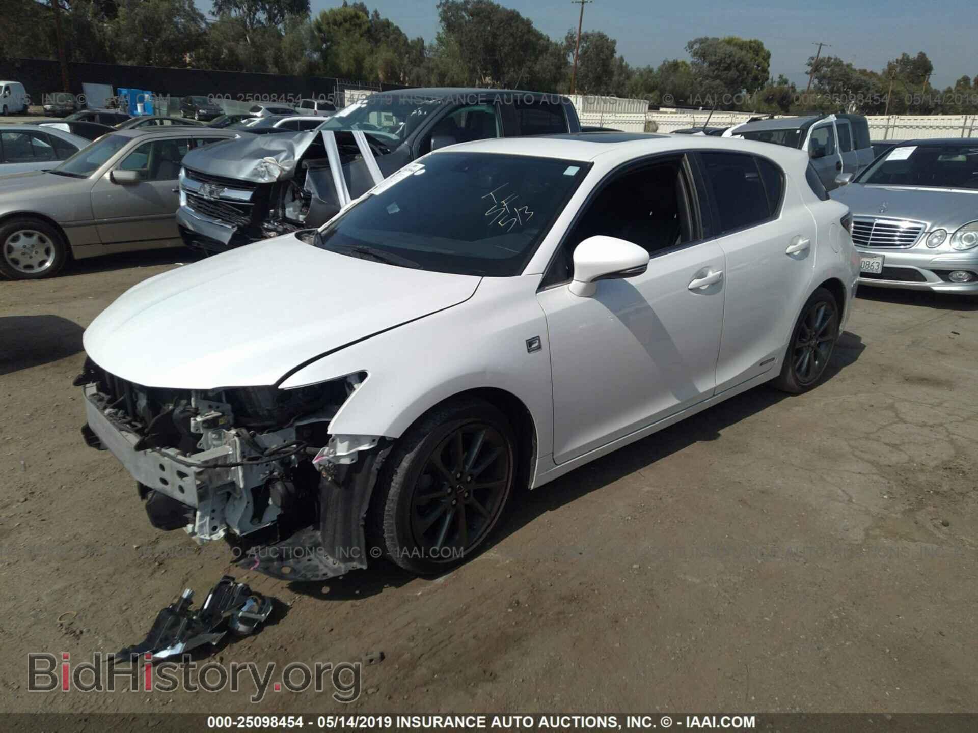 2012 LEXUS CT - VIN: JTHKD5BH6C2084295 - Фото 2