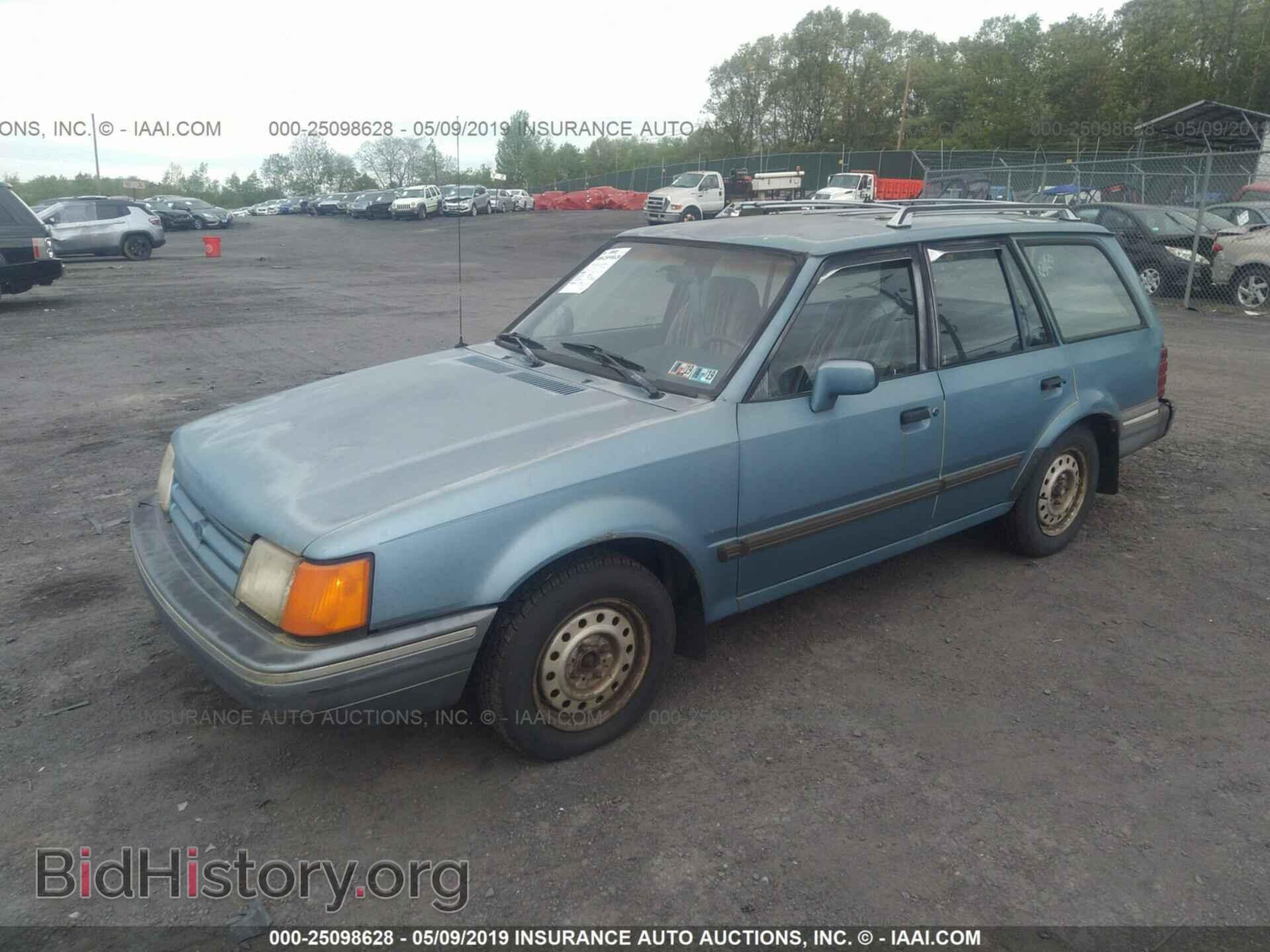 1989 FORD ESCORT - VIN: 1FAPP9895KW356791 - Фото 2