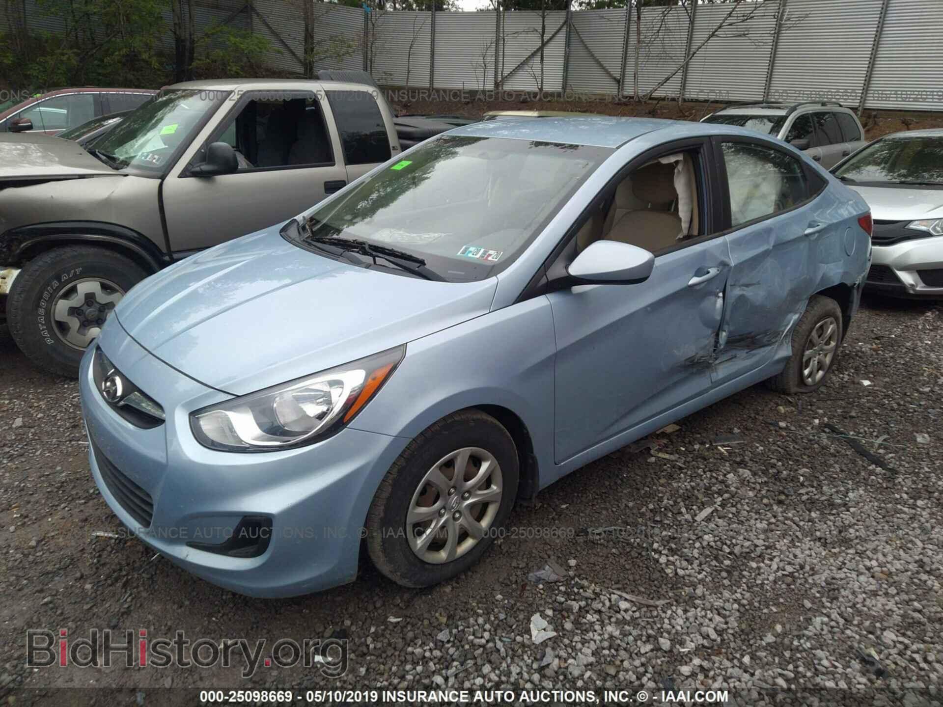 2012 HYUNDAI ACCENT - VIN: KMHCT4AE3CU158198 - Фото 2